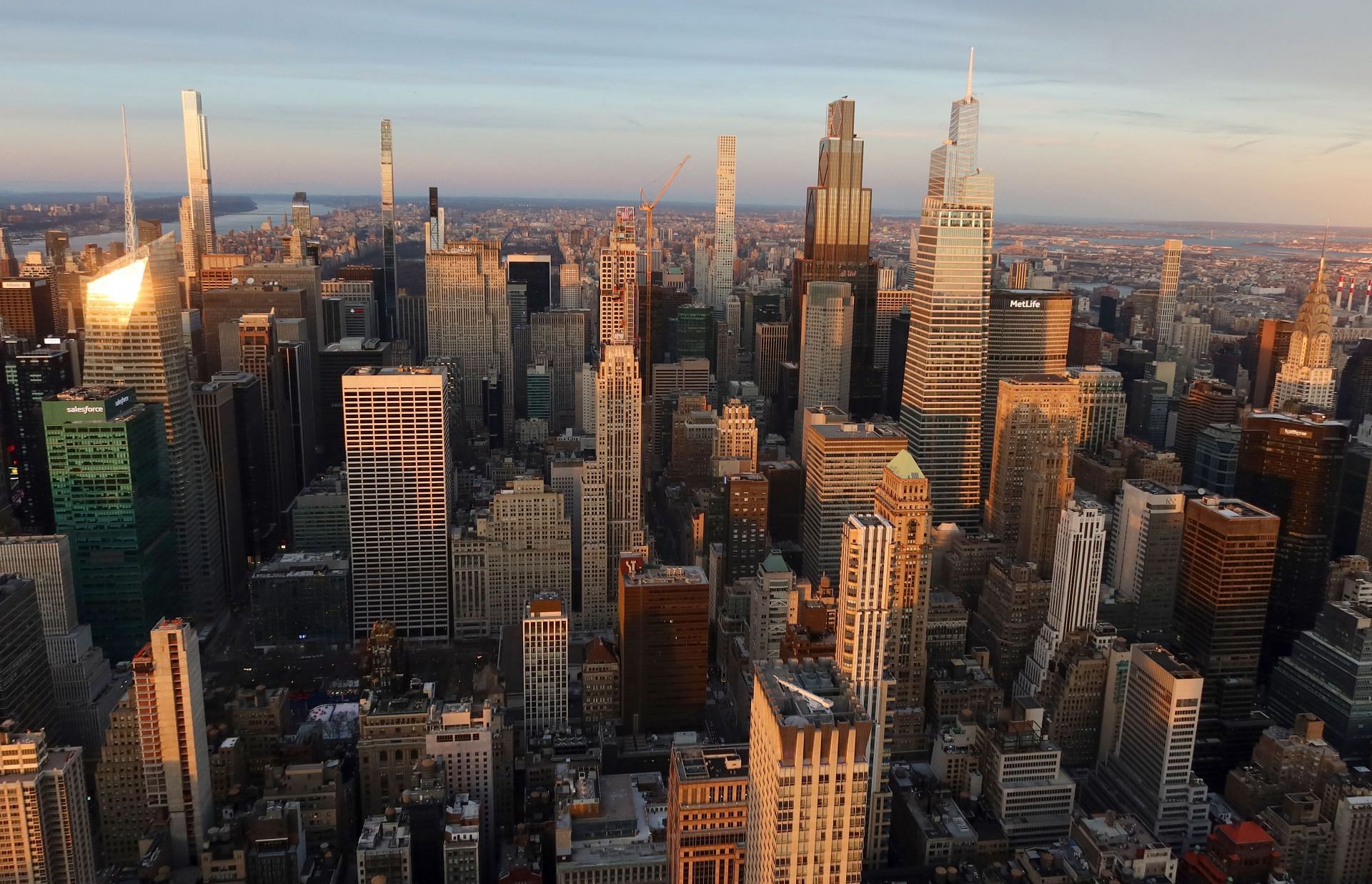 Views from the Empire State Building in New York City - Source: Getty