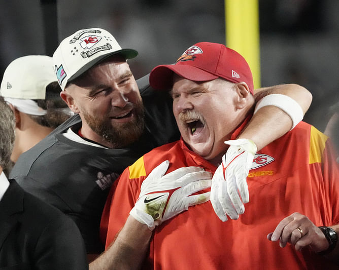 Chiefs' Andy Reid gets honest about Travis Kelce’s 'hot head' reputation before SB