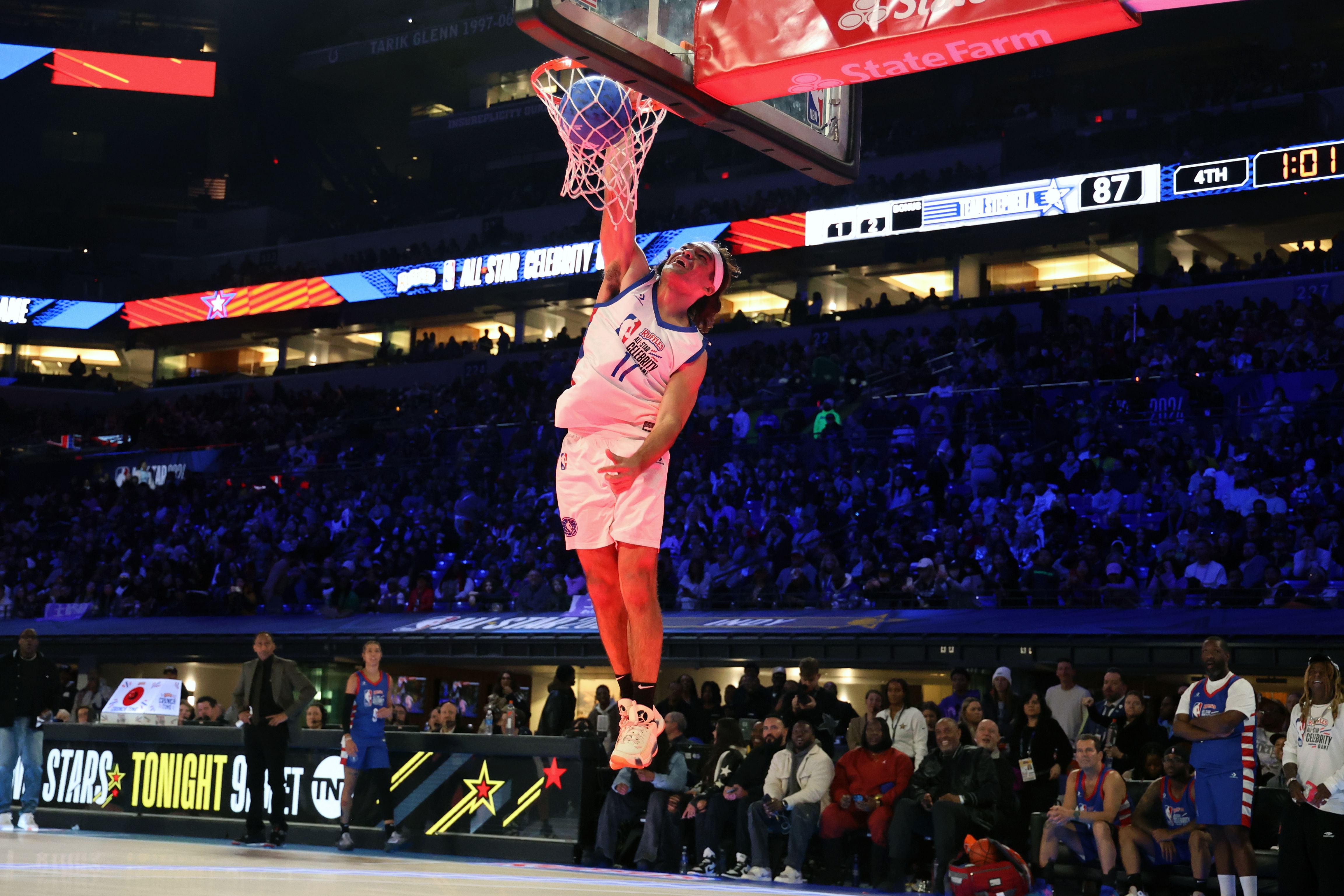 NBA: All Star Celebrity Game-Shannon at Stephen A - Source: Imagn