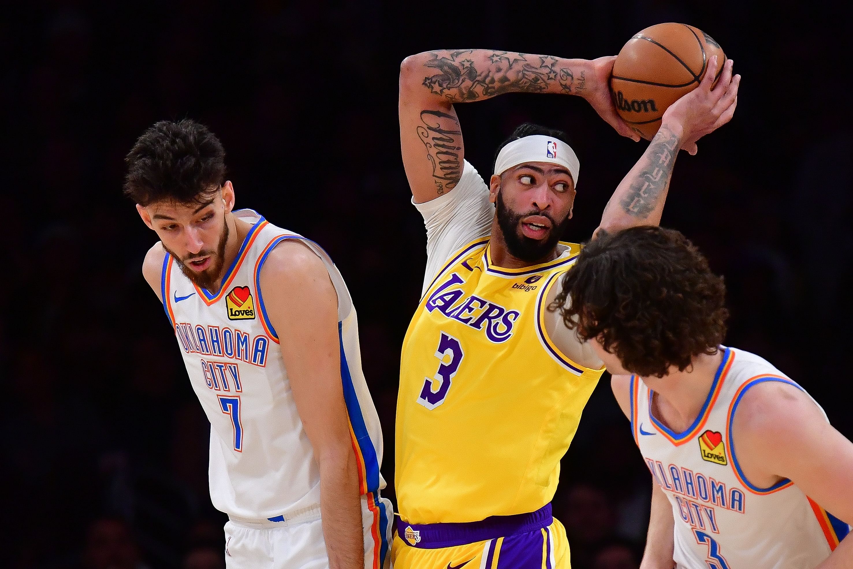 NBA: Oklahoma City Thunder at Los Angeles Lakers - Source: Imagn