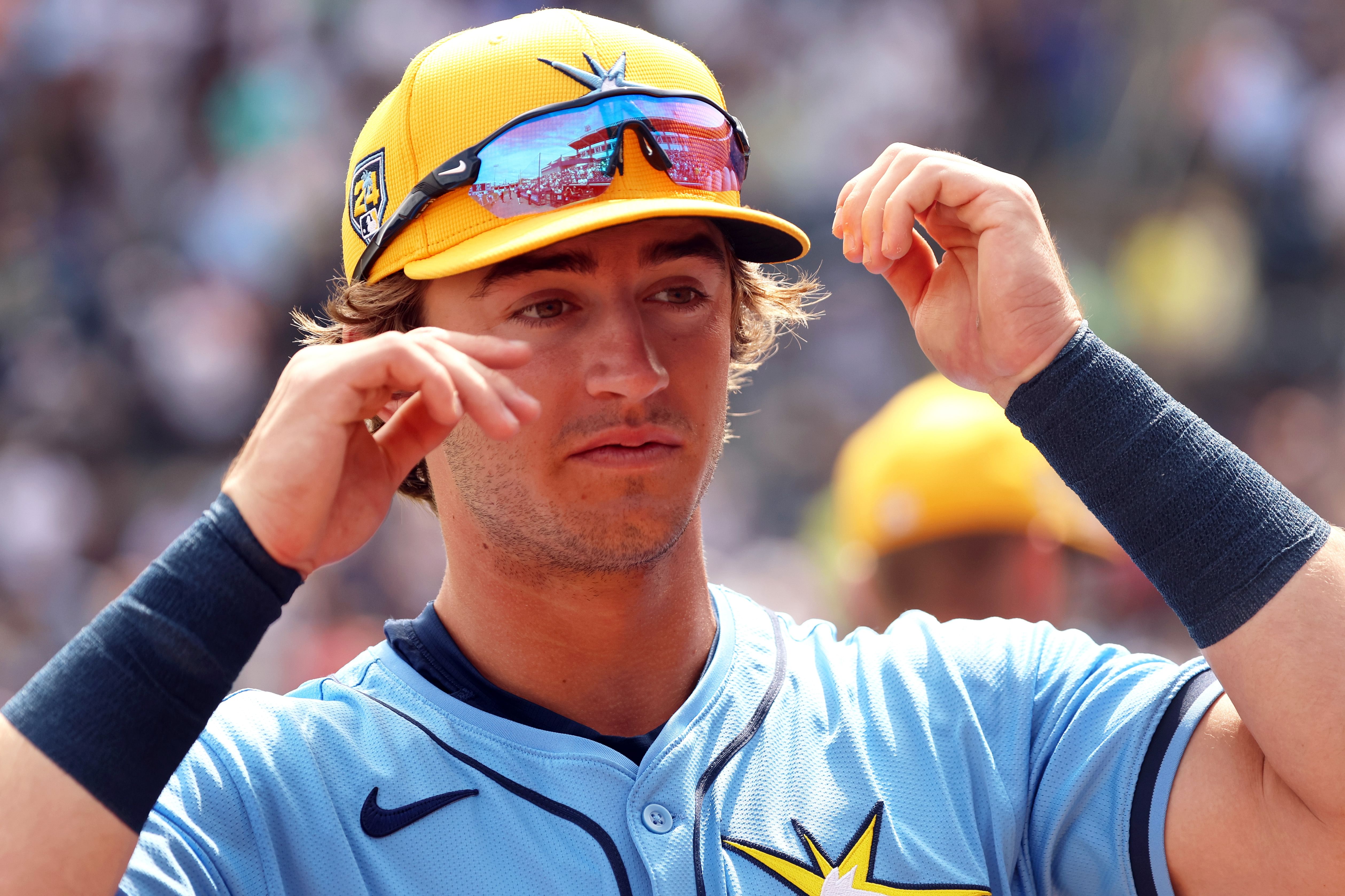 Carson Williams is the Rays&#039; top prospect (Imagn)