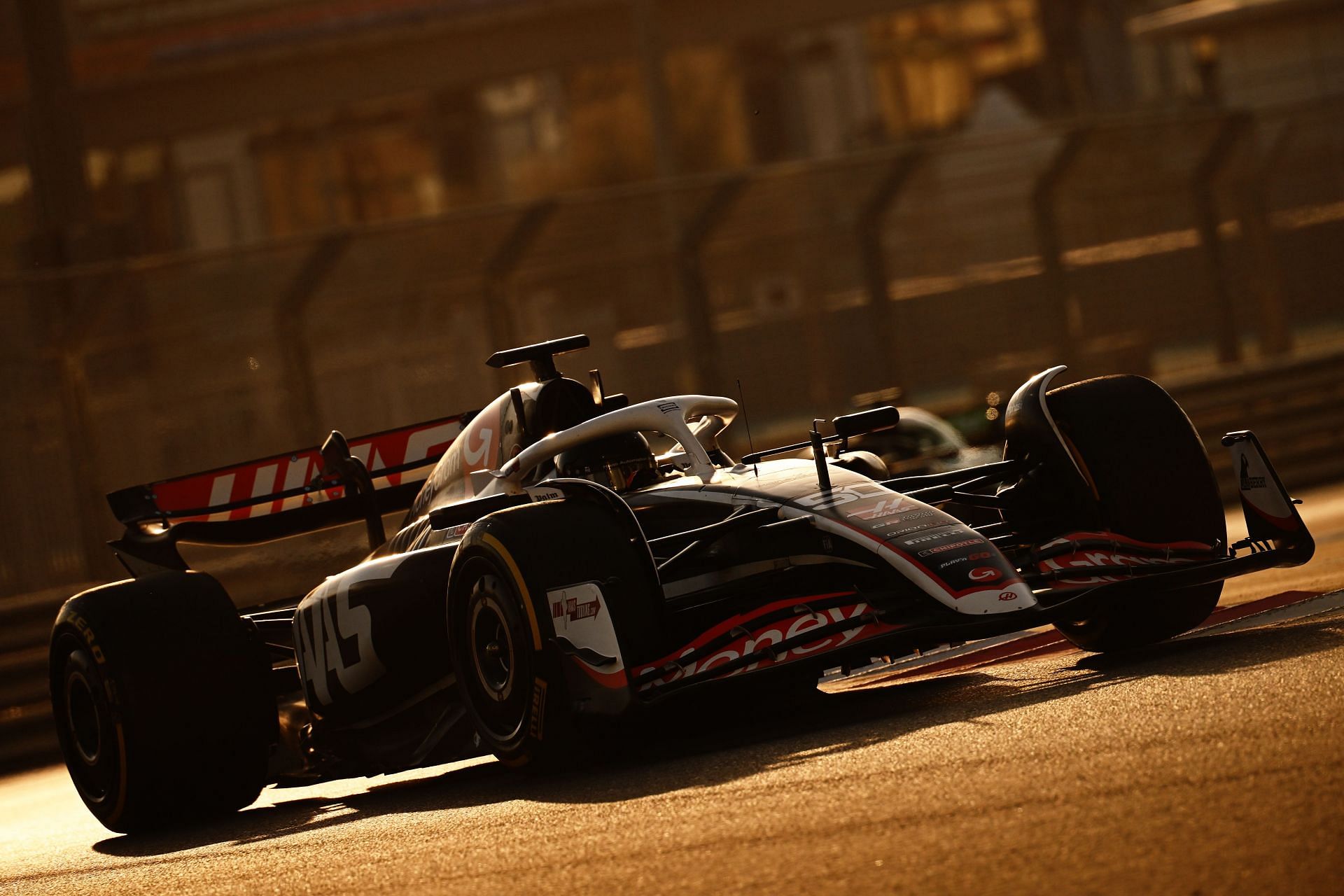 Oliver Bearman on track during Formula 1 testing at Yas Marina Circuit - Source: Getty