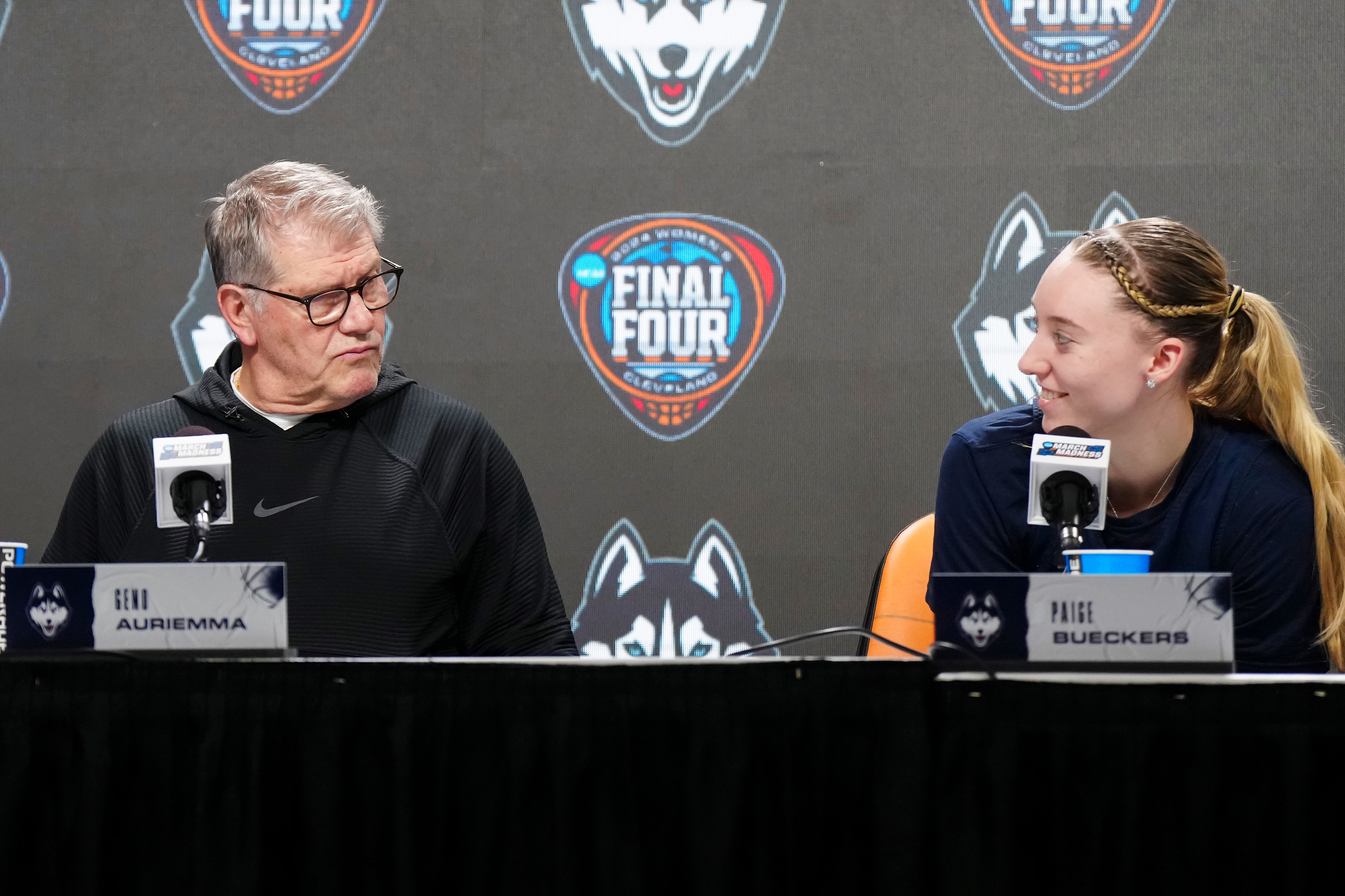 NCAA Womens Basketball: Final Four National Semifinal-UConn Practice - Source: Imagn