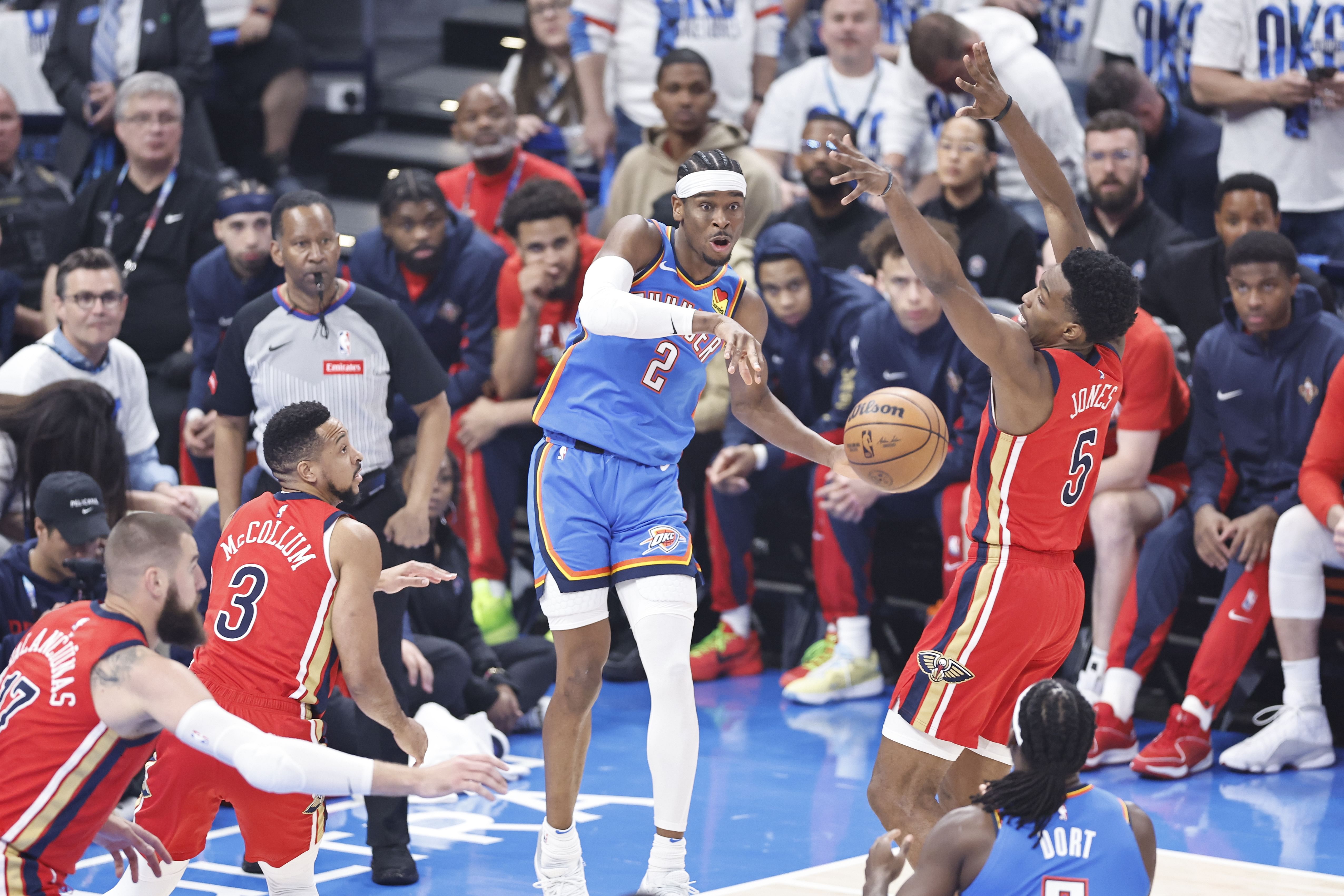 NBA: Playoffs-New Orleans Pelicans at Oklahoma City Thunder - Source: Imagn