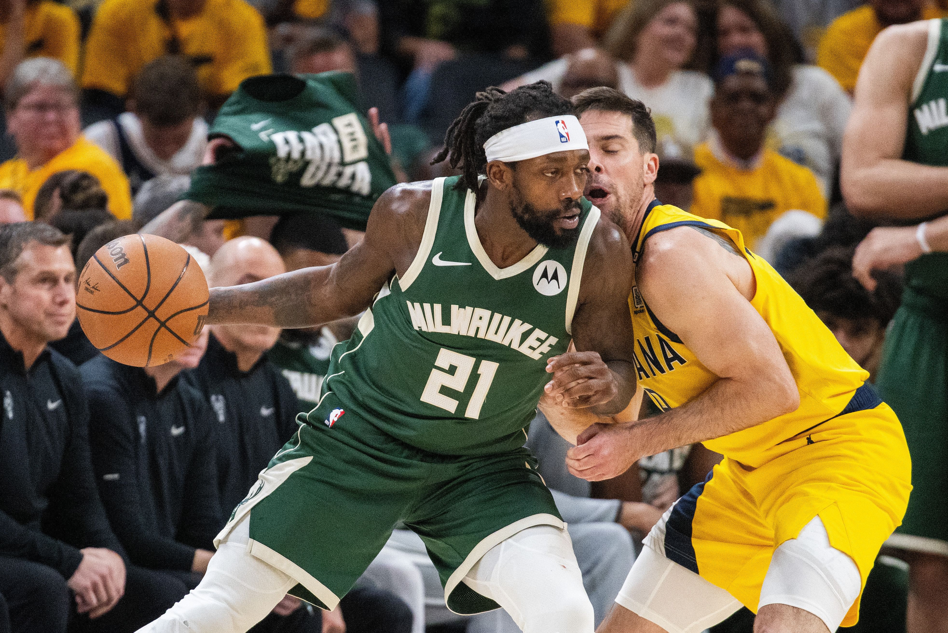 NBA: Playoffs-Milwaukee Bucks at Indiana Pacers - Source: Imagn