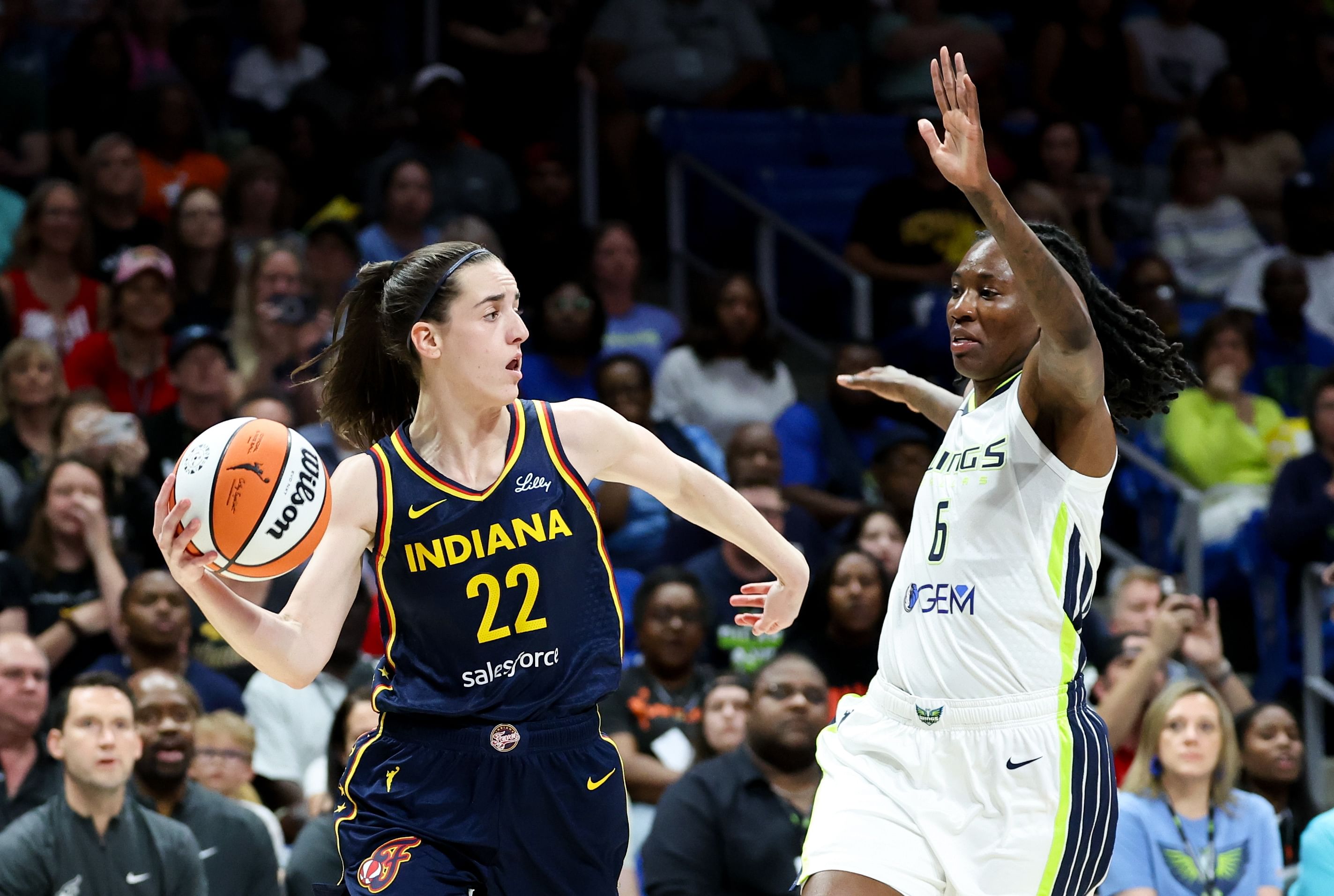 WNBA: Preseason-Indiana Fever at Dallas Wings - Source: Imagn