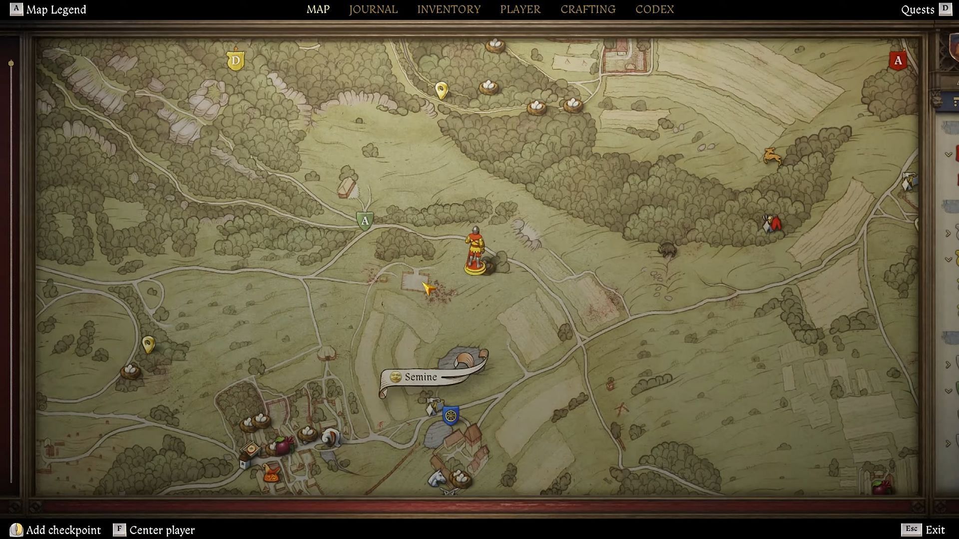 Head towards the location in Hunting the Werewolf task (Image via Deep Silver/ Youtube@Alfenwylm)