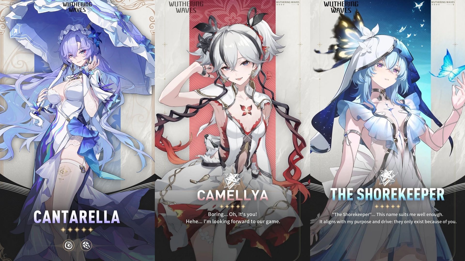 Cantarella, Camellya, and Shorekeeper (Image via Kuro Games)