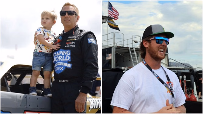 NASCAR's Greg Biffle proves commitment to Cleetus McFarland’s challenge with his son’s help