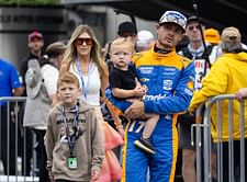 Kyle Larson’s wife Katelyn reshares heartwarming “then and now” picture of son Owen with Brad Keselowski’s daughter
