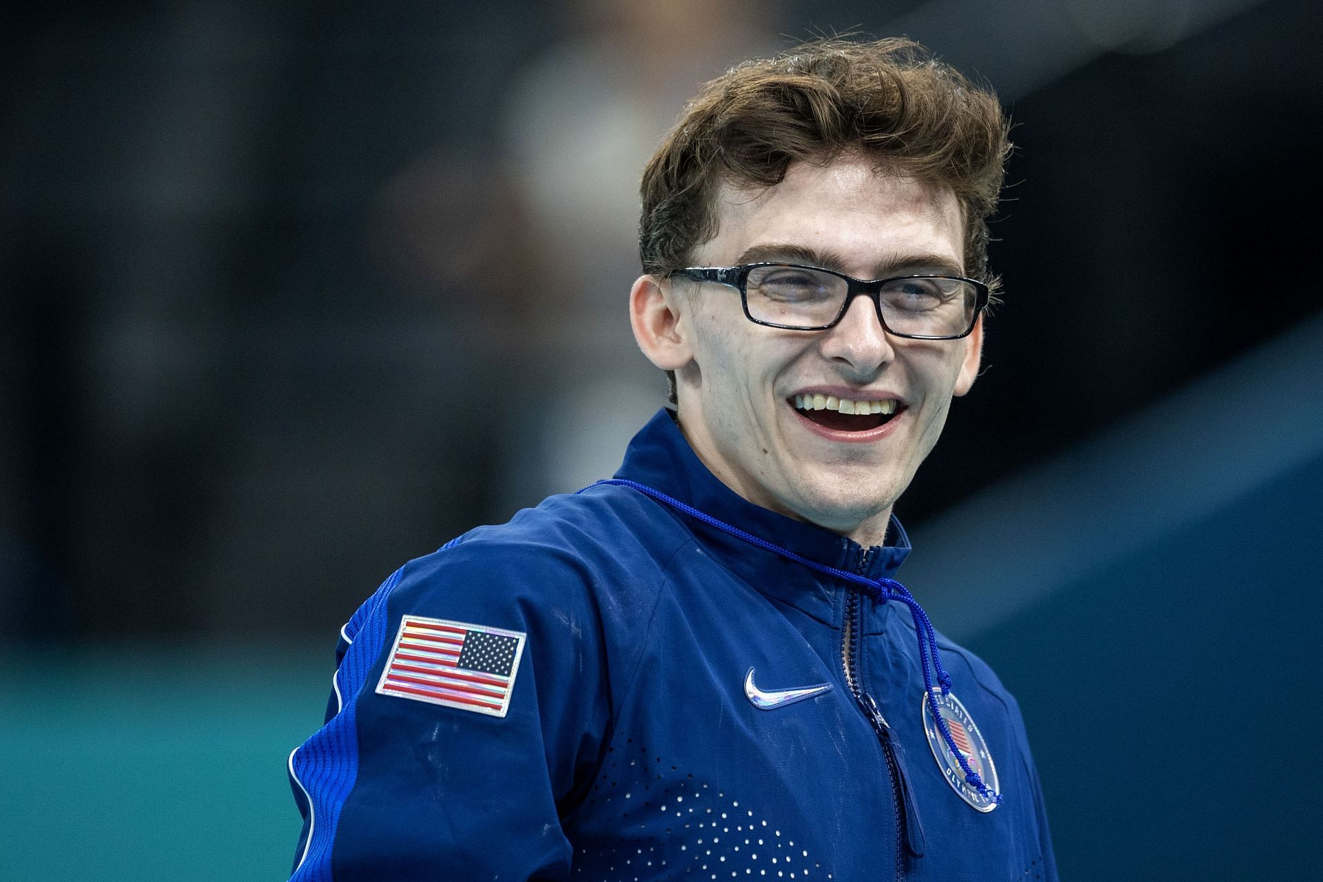 Nedoroscik at the Paris Olympics (Image Source: Getty)