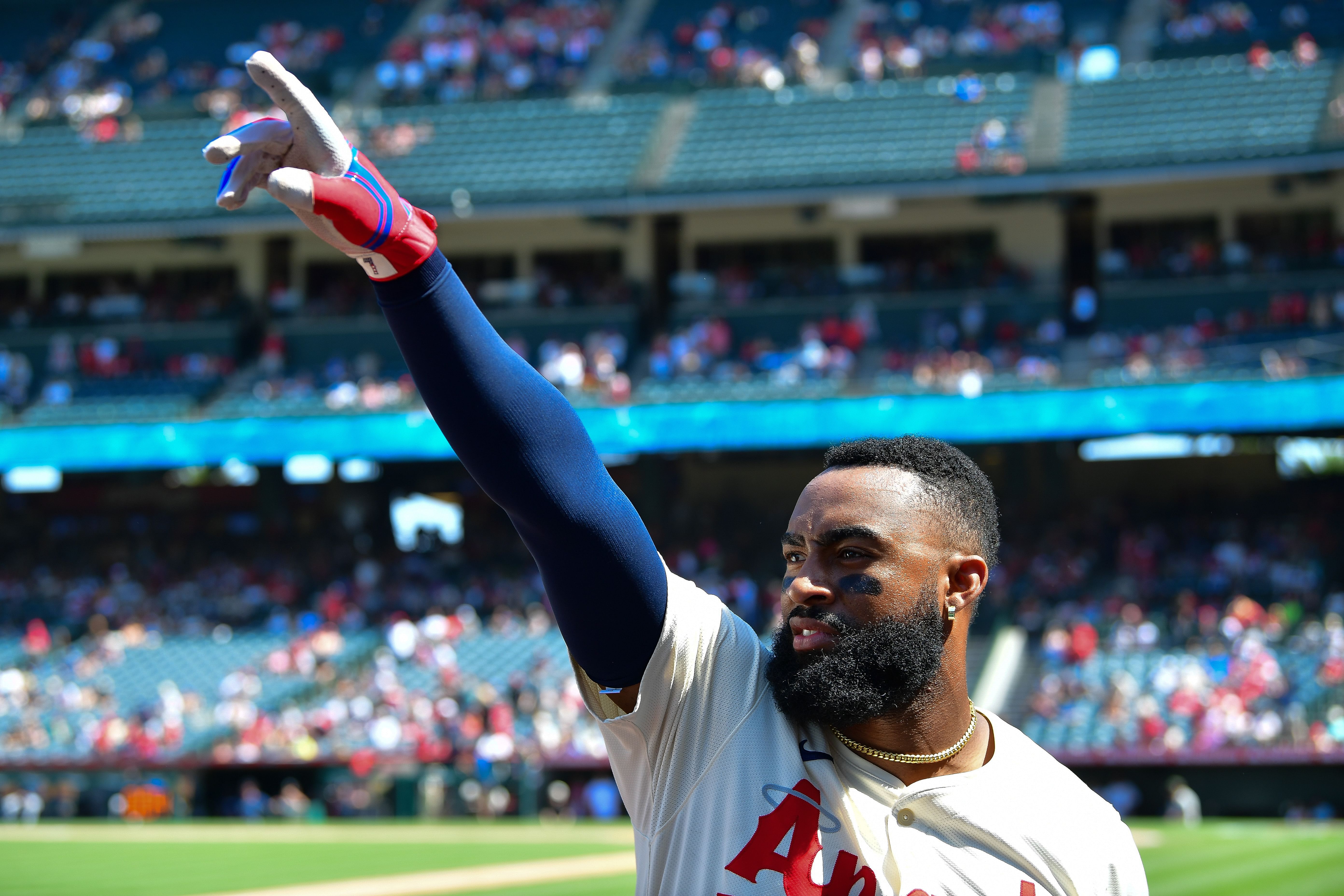 Outfielder Jo Adell was voted the most photogenic player among his teammates (Image Sorce: IMAGN)