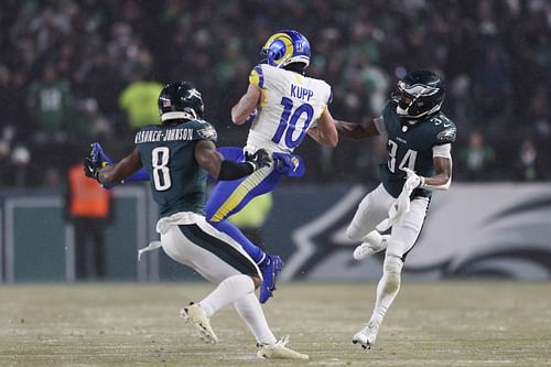 Cooper Kupp during the NFC Divisional Playoffs: Los Angeles Rams v Philadelphia Eagles - Source: Getty