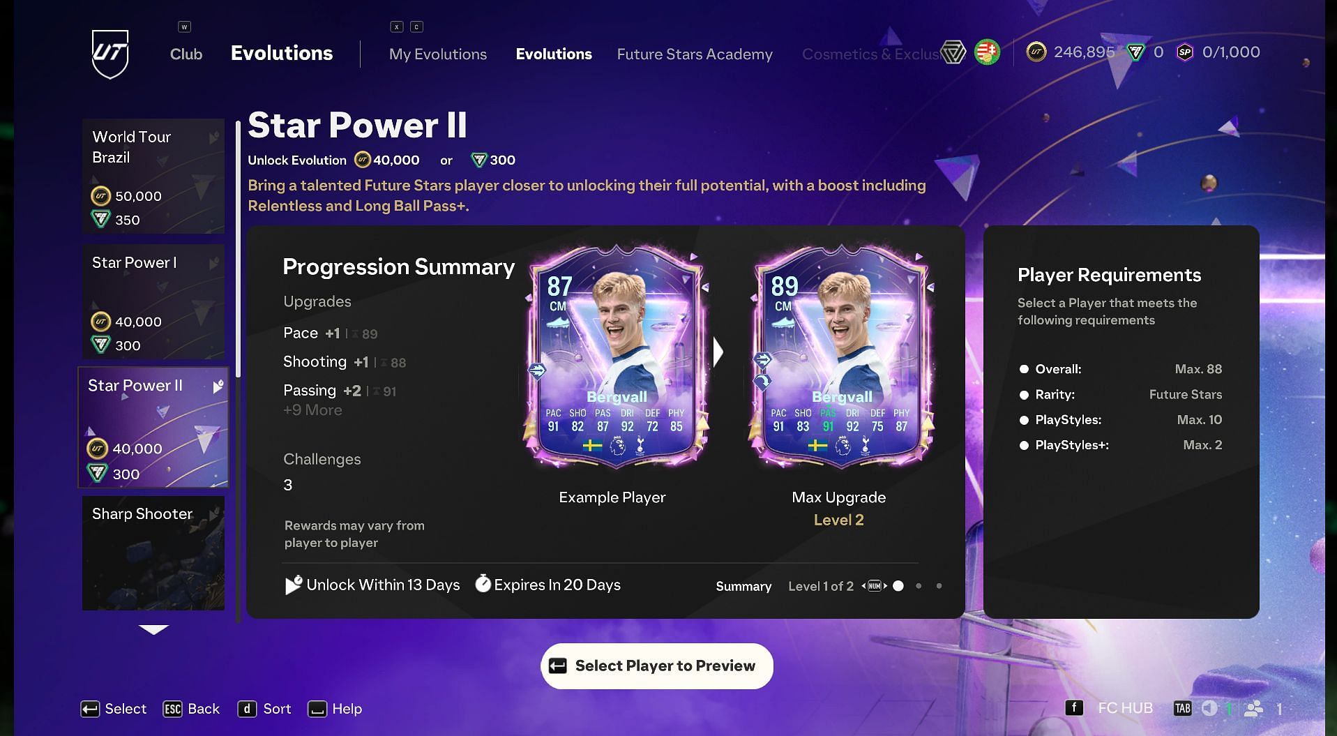 Star Power 2 requirements (Image via Sportskeeda Gaming/EA Sports)