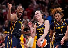"Lawd AB is so so so sweet": Fans react as young girl breaks down in tears after meeting Caitlin Clark's teammates Aliyah Boston and others