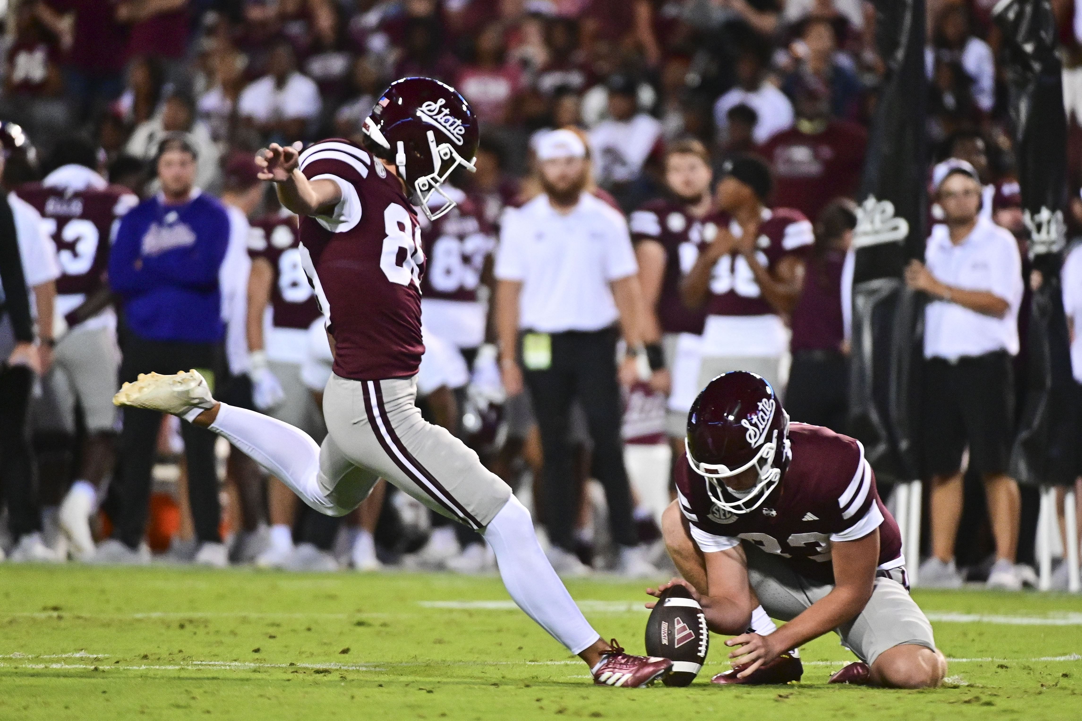 Kyle Ferrie was the Bulldogs kicker - Source: Imagn