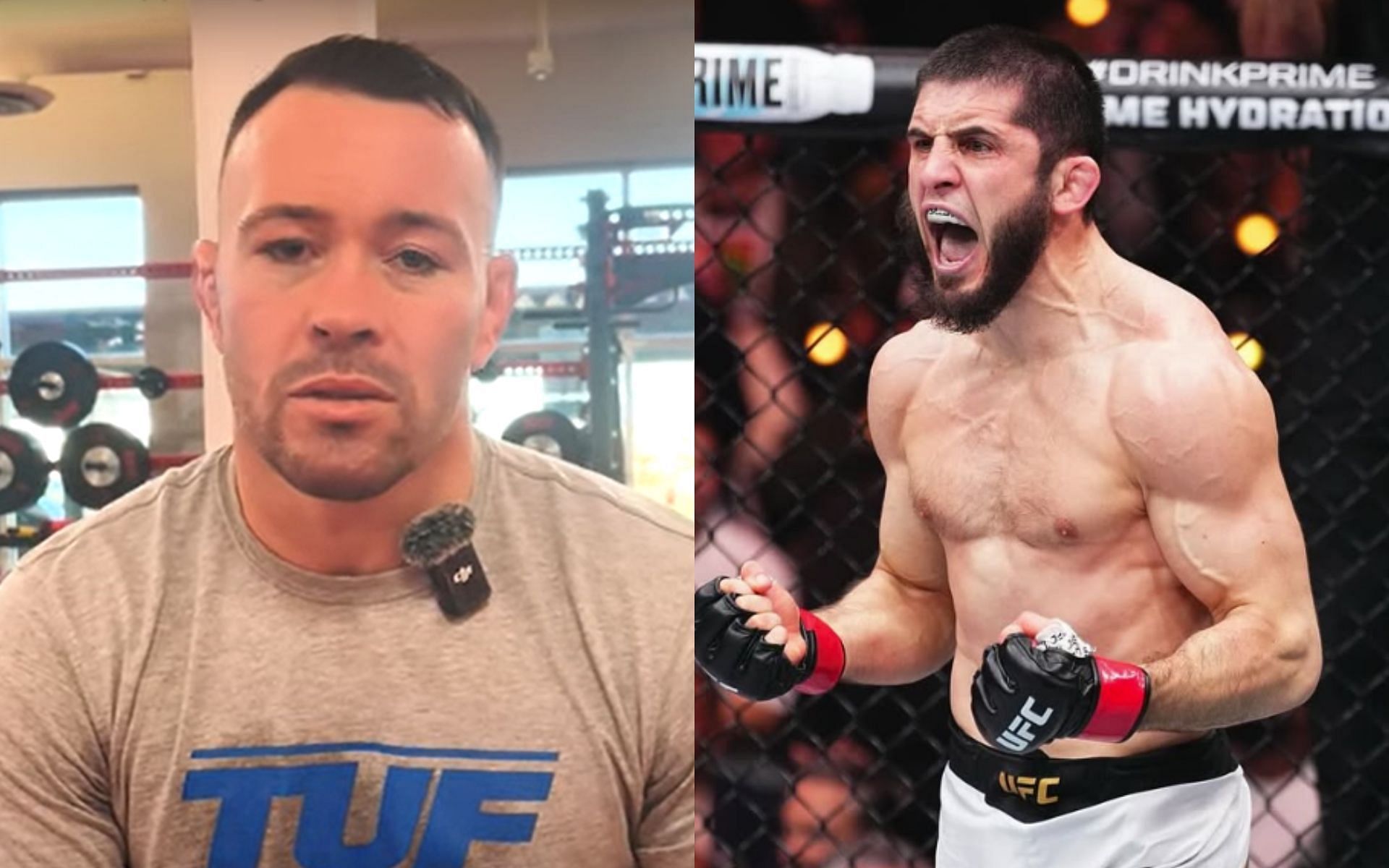 Colby Covington (left) claims he