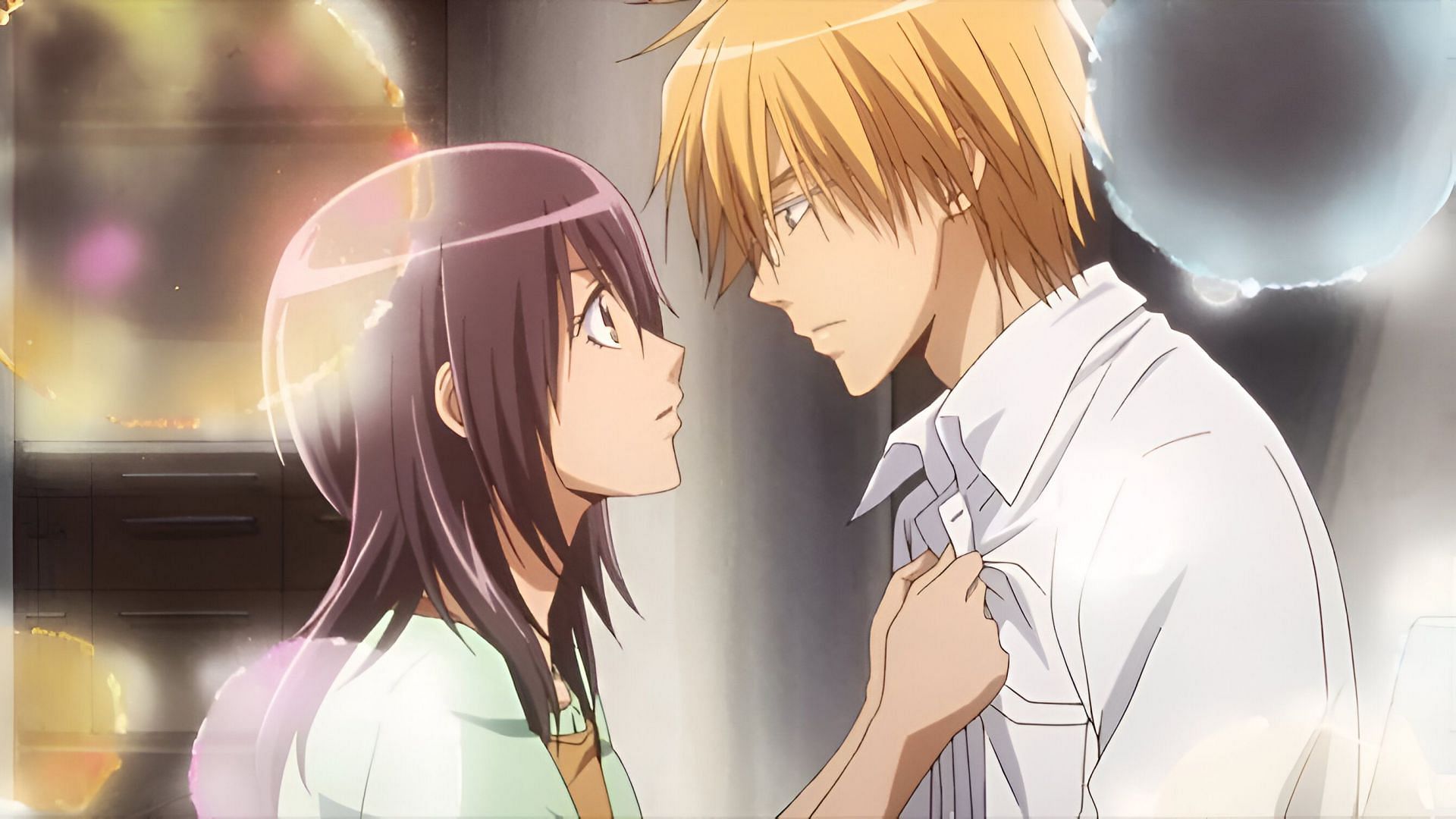 Misaki and Usui as seen in the anime (Image via J.C.Staff)