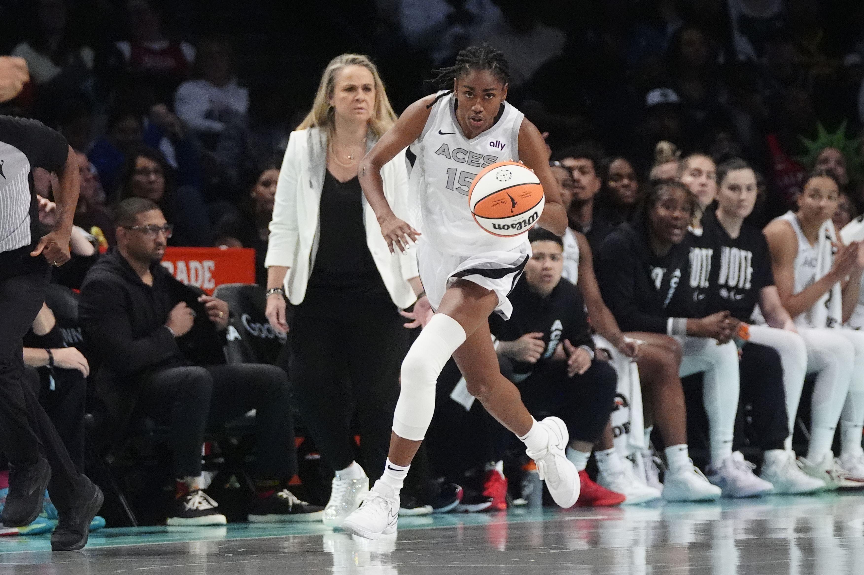 &quot;Kate Martin is back to warming the bench again&quot; - WNBA fans react to Tiffany Hayes leaving A