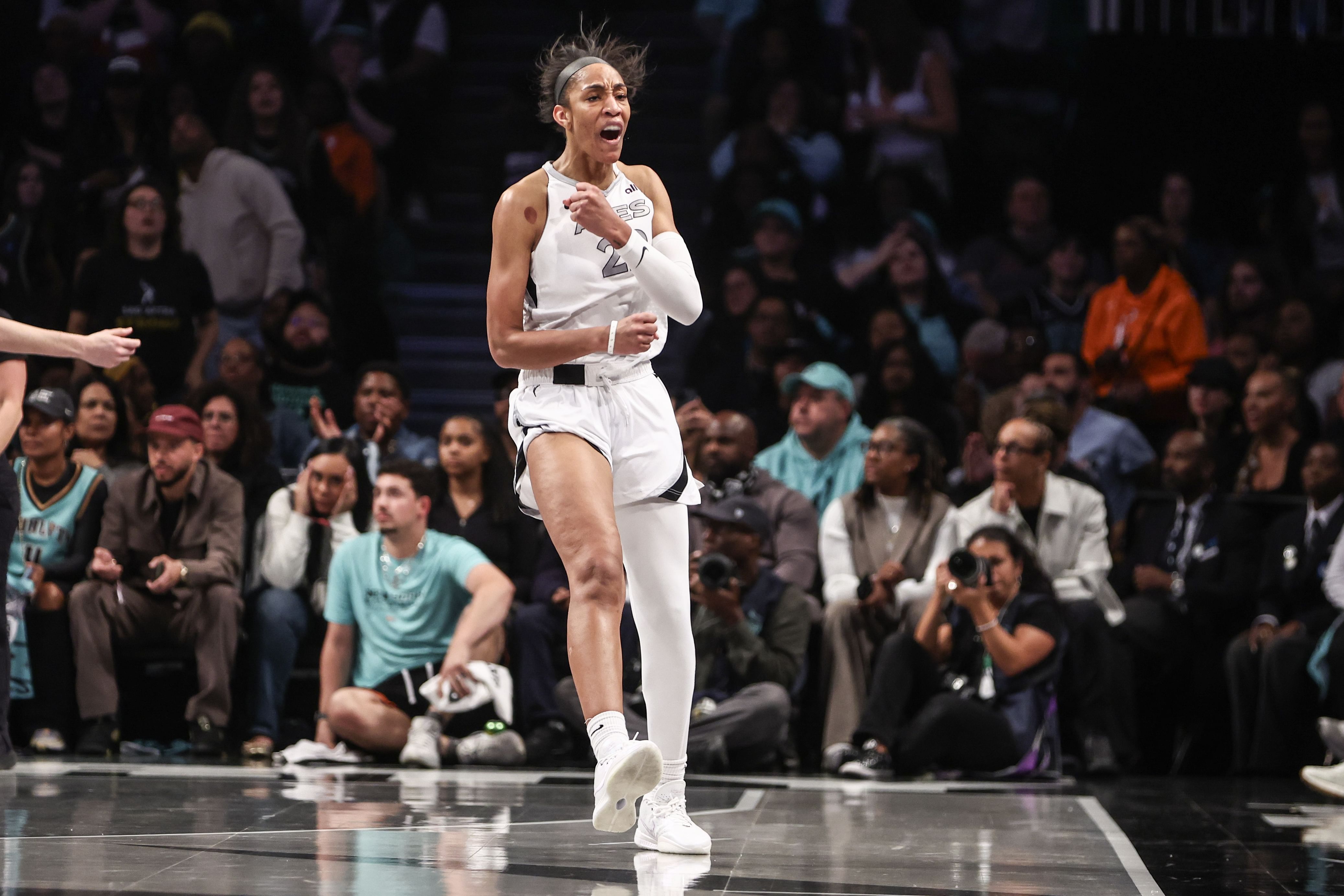 WNBA: Playoffs-Las Vegas Aces at New York Liberty - Source: Imagn