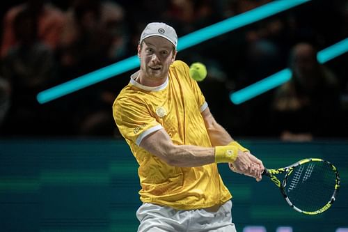 Van De Zandschulp ran into Jannik Sinner in the first round at last year's tournament. (Source: Getty)