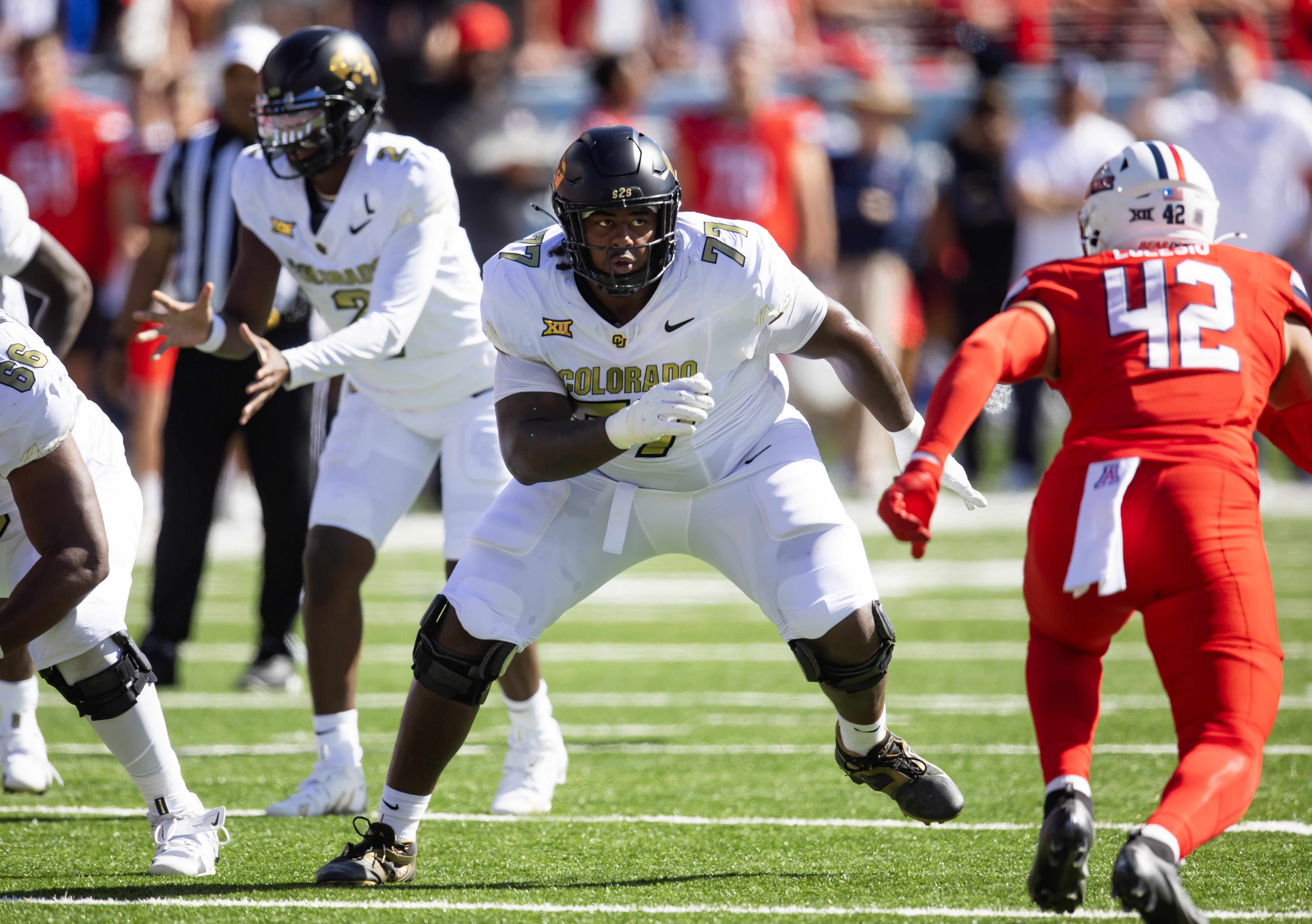 Colorado Buffaloes offensive tackle Jordan Seaton (Credits: IMAGN)