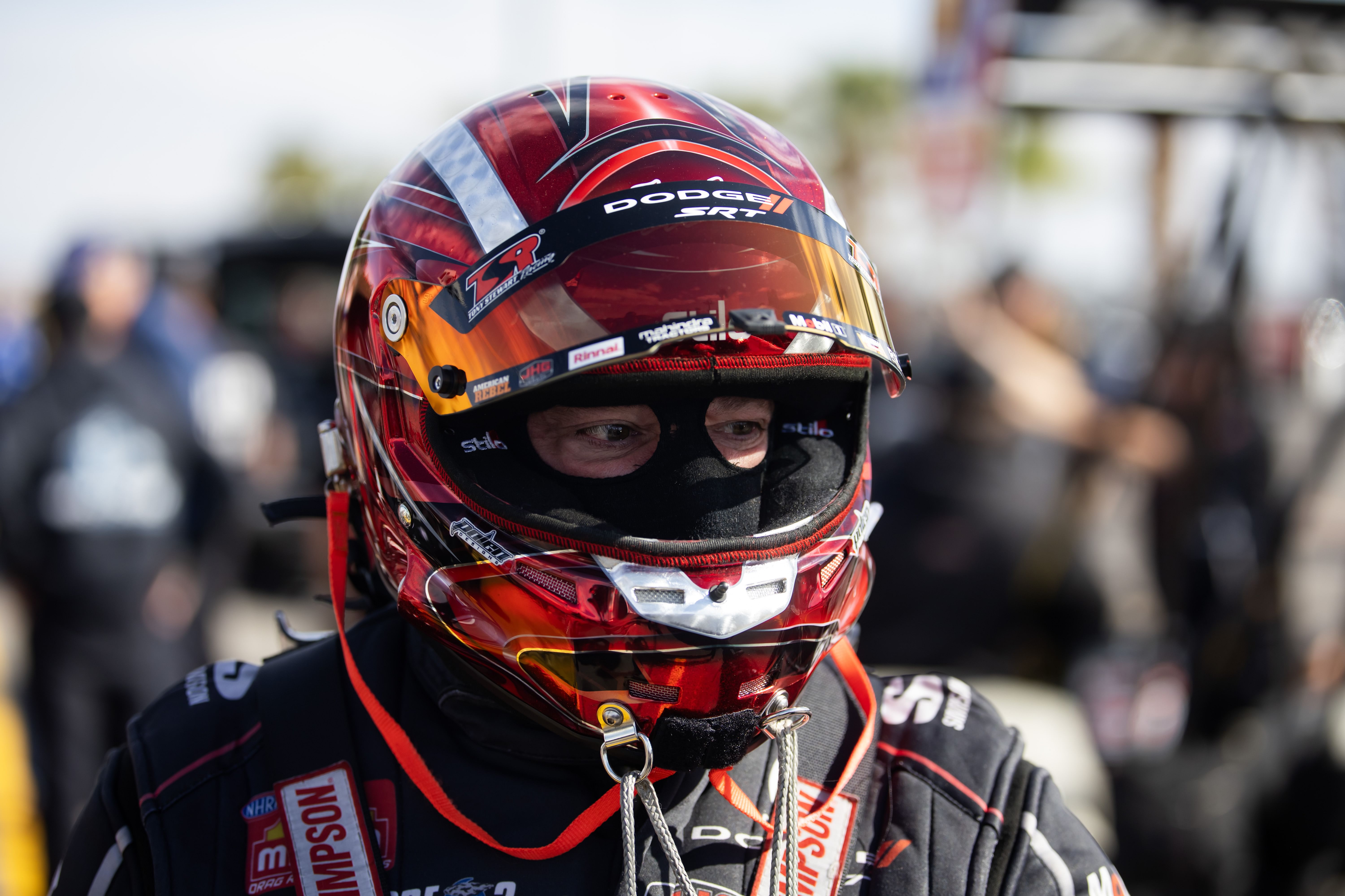 Tony Stewart during qualifying for the Ford Performance Nationals at The Strip at Las Vegas Motor Speedway - Source: Imagn