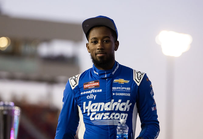 NASCAR's Rajah Caruth drops big question mark after shocking NBA Luka Doncic-Anthony Davis trade