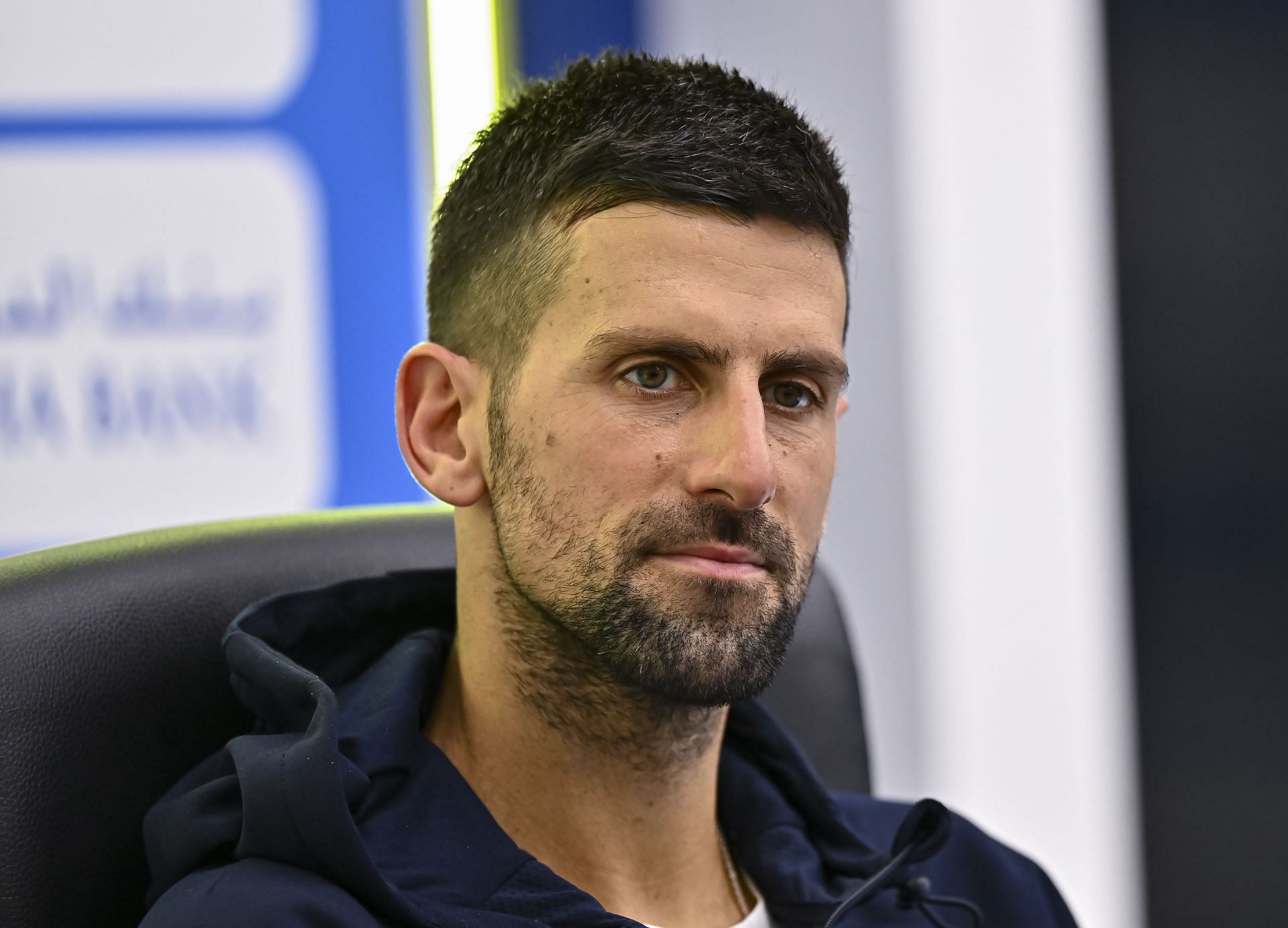 Novak Djokovic at the ATP Qatar ExxonMobil Open Round Of 32 - Source: Getty