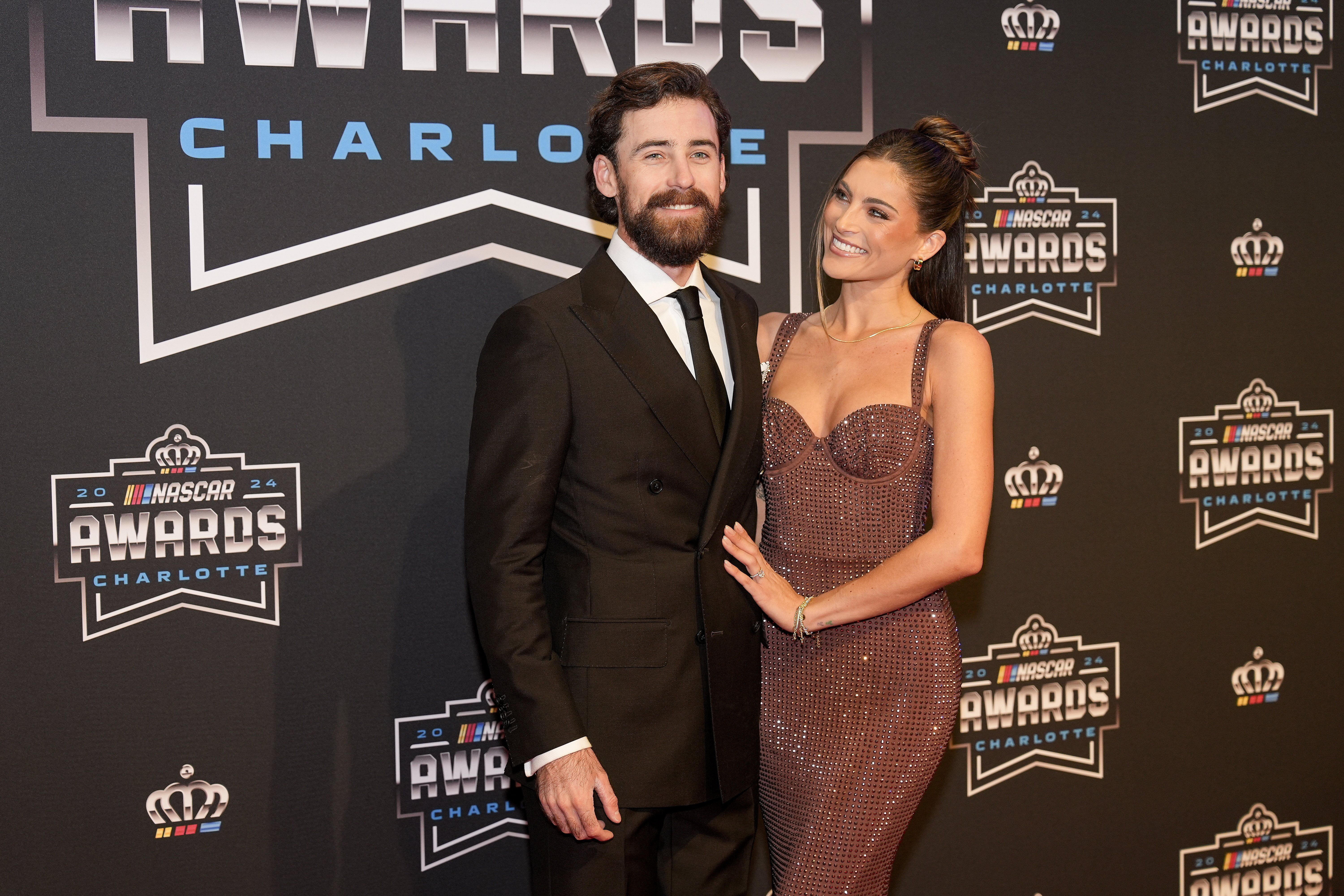 Ryan Blaney and Gianna Tulio during the NASCAR Awards Banquet at Charlotte Convention Center. - Source: Imagn