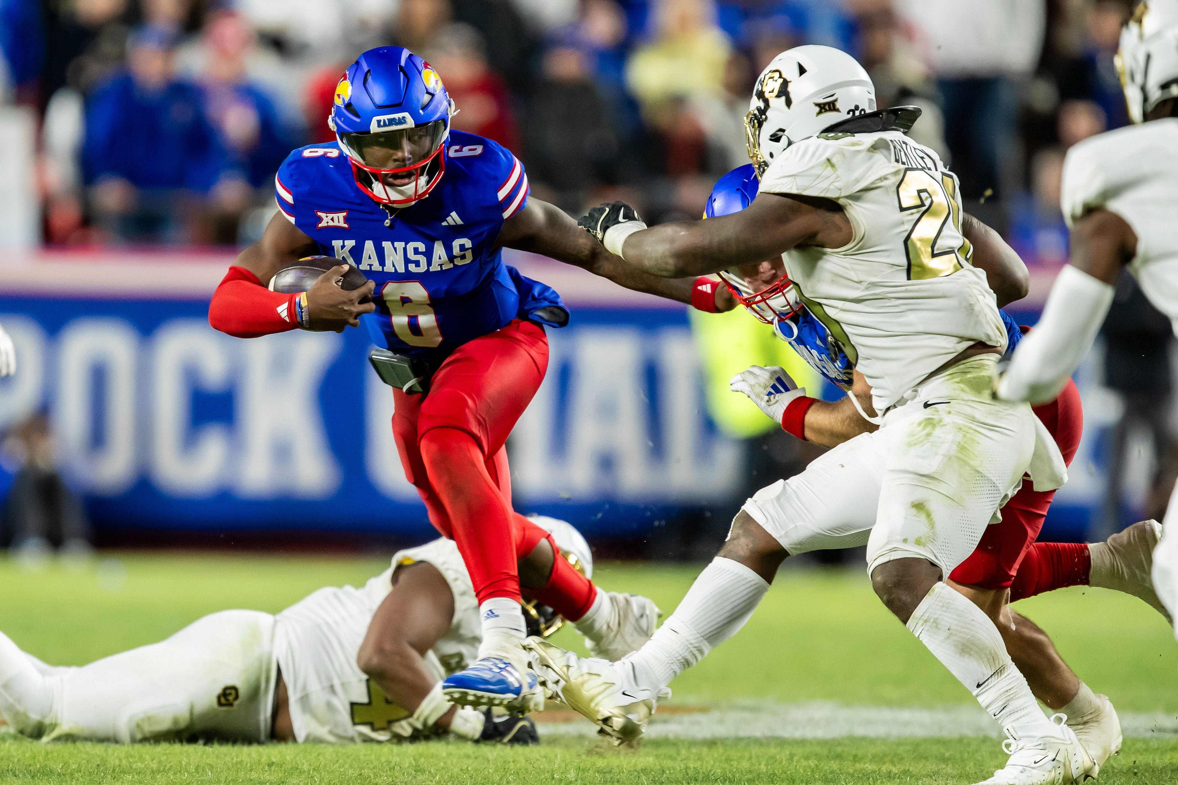 NCAA Football: Colorado at Kansas - Source: Imagn