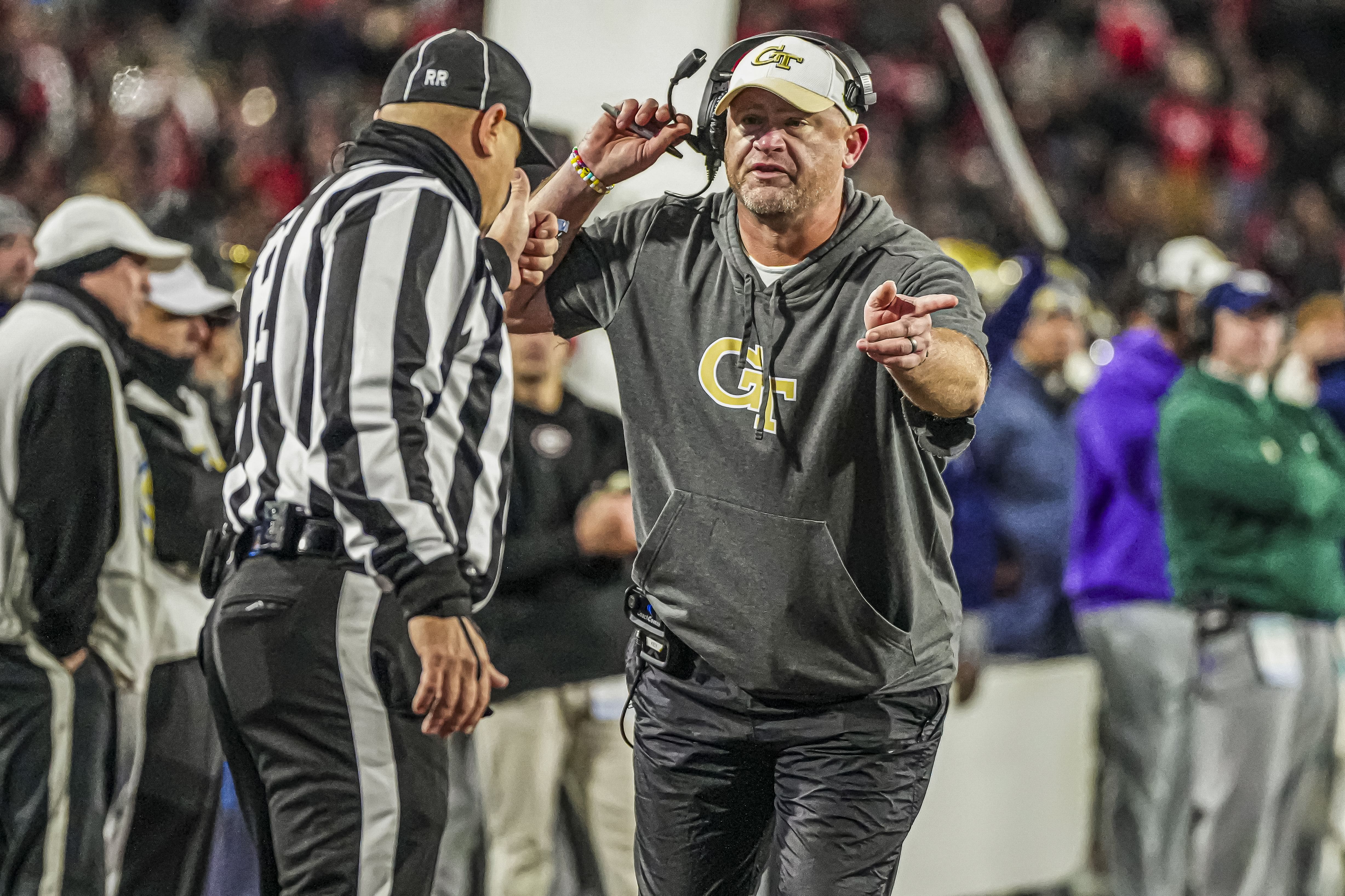 Georgia Tech Yellow Jackets head coach Brent Key (Image credits: Imagn)