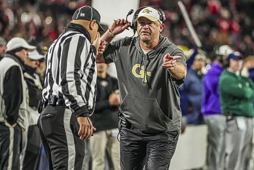 Georgia Tech Yellow Jackets head coach Brent Key (Image credits: Imagn)