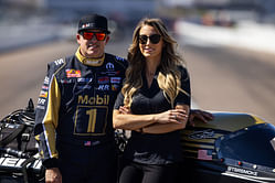 Tony Stewart's wife Leah Pruett names her son the 'manager of cute department' as they visit Bradenton Motorsports Park