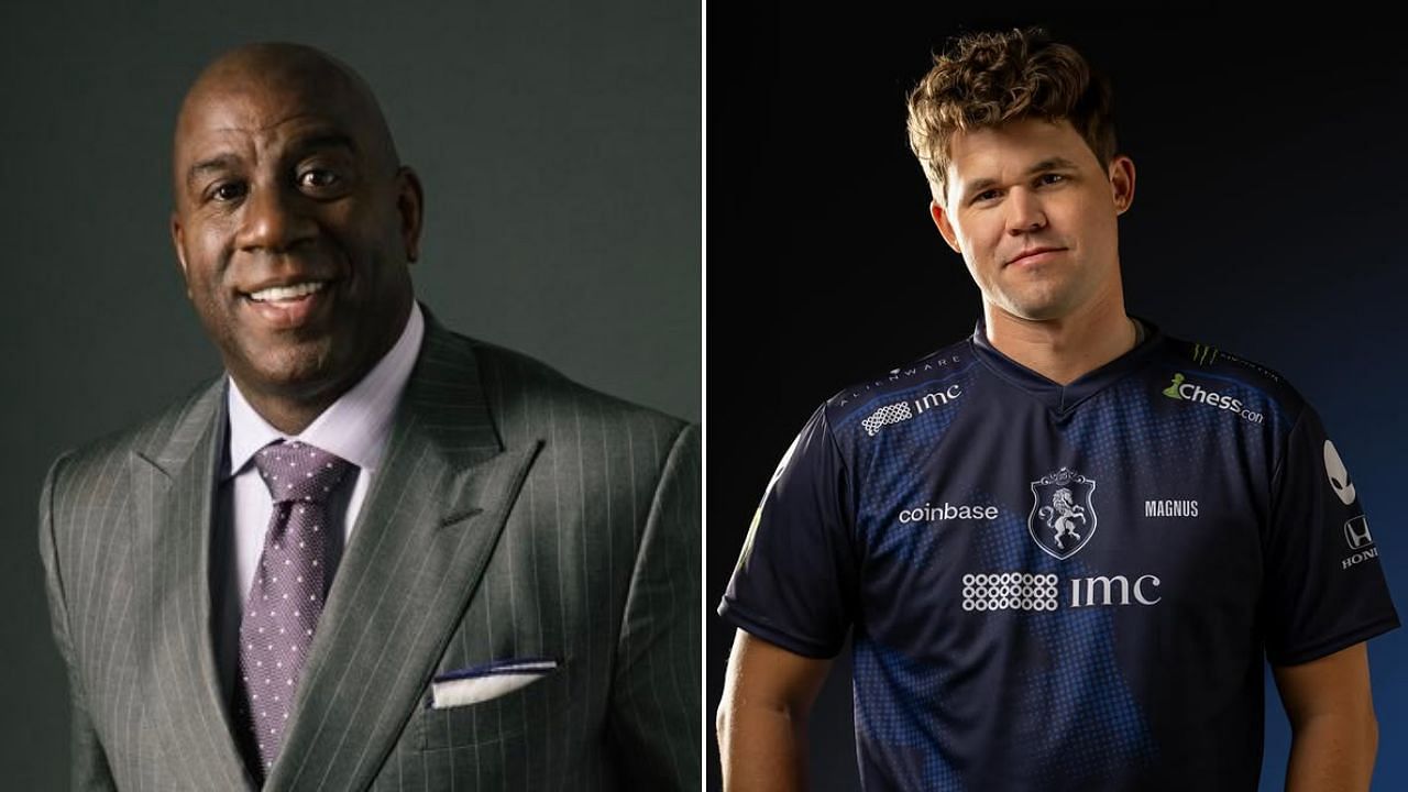 Magic Johnson thrilled as Magnus Carlsen joins $440 million esports powerhouse Team Liquid (Image: @magicjohnson X, @magnuscarlsen IG)