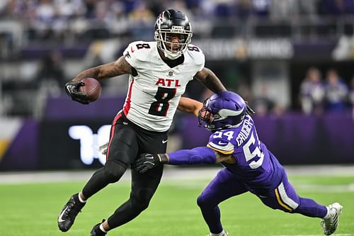 Kyle Pitts at Atlanta Falcons at Minnesota Vikings - Source: Imagn