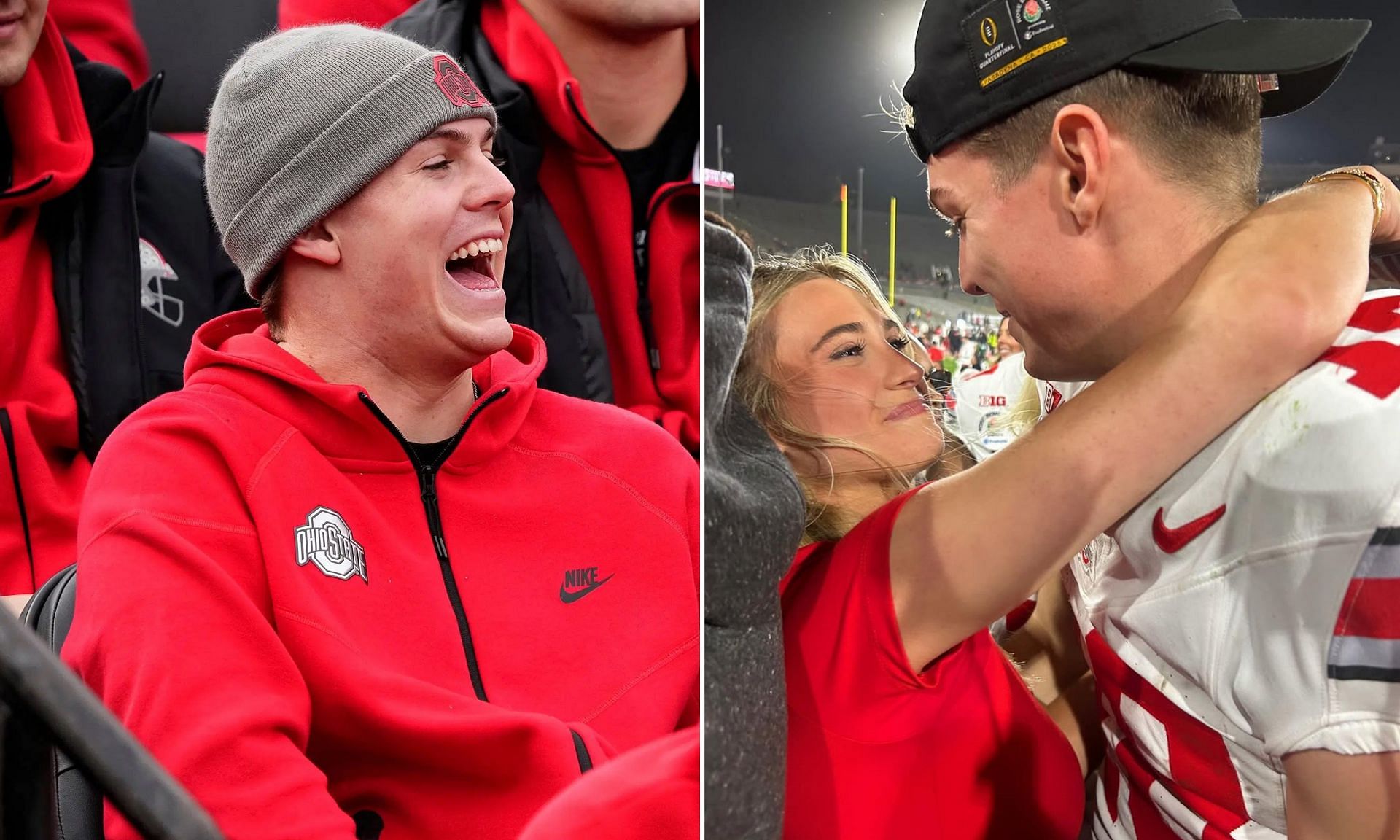 Will Howard&rsquo;s GF drops a 3-word message for the Ohio State star. (Image credits: Imagn &amp; Skyler Skoglund