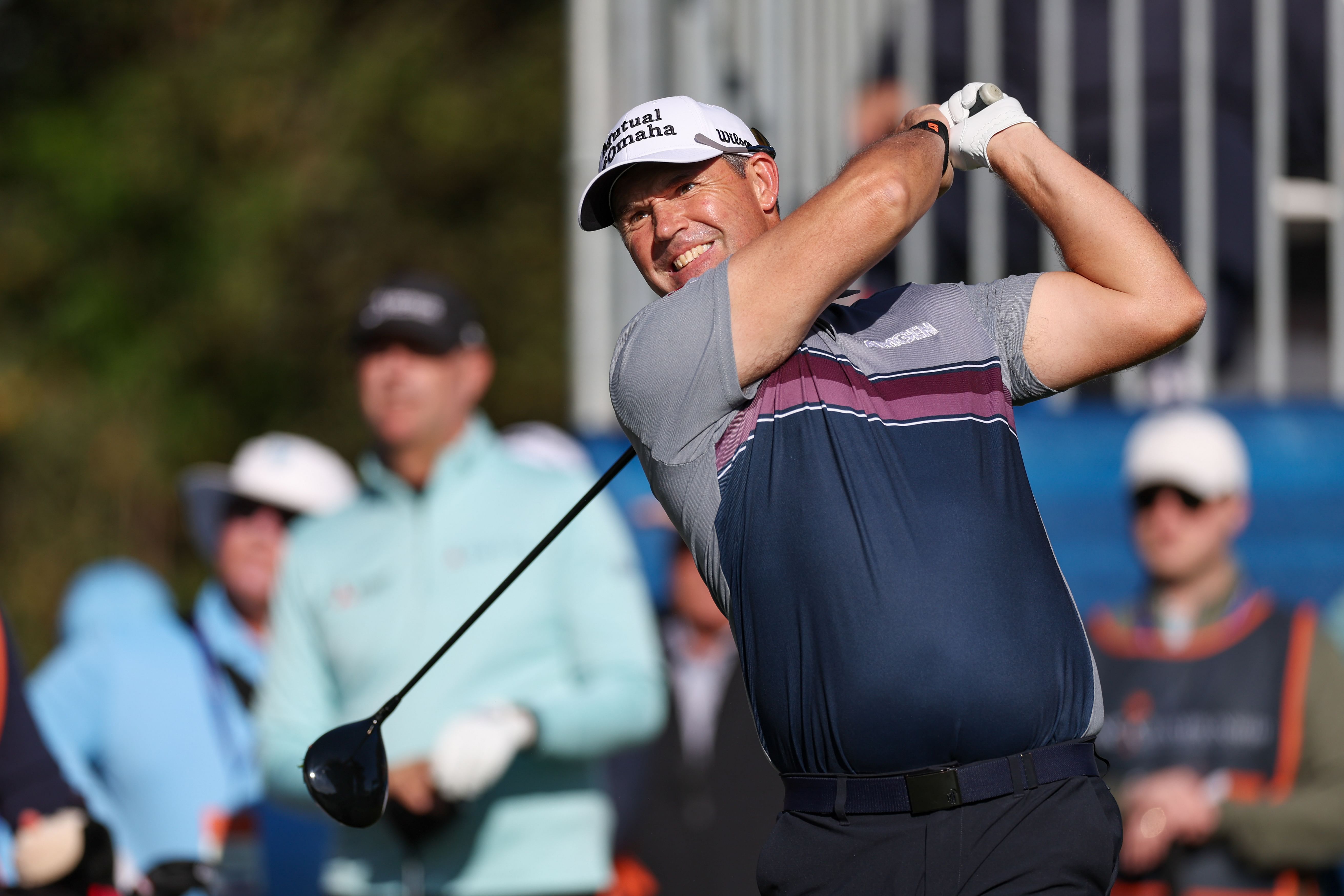 Padraig Harrington will be headlining the field this week at the 2025 Mexico Open. - Source: Imagn