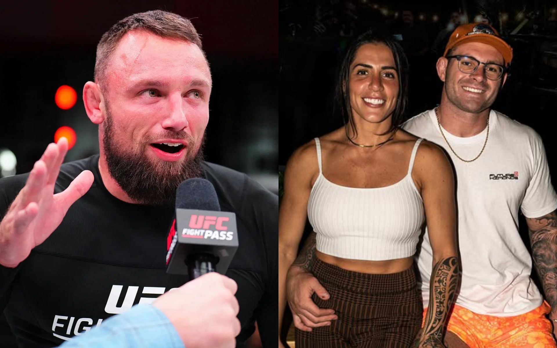 Craig Jones (left) takes aim at Nathalia Sontoro and Gordon Ryan (right) [Images courtesy: Getty Images, @notheysonny on Instagram]