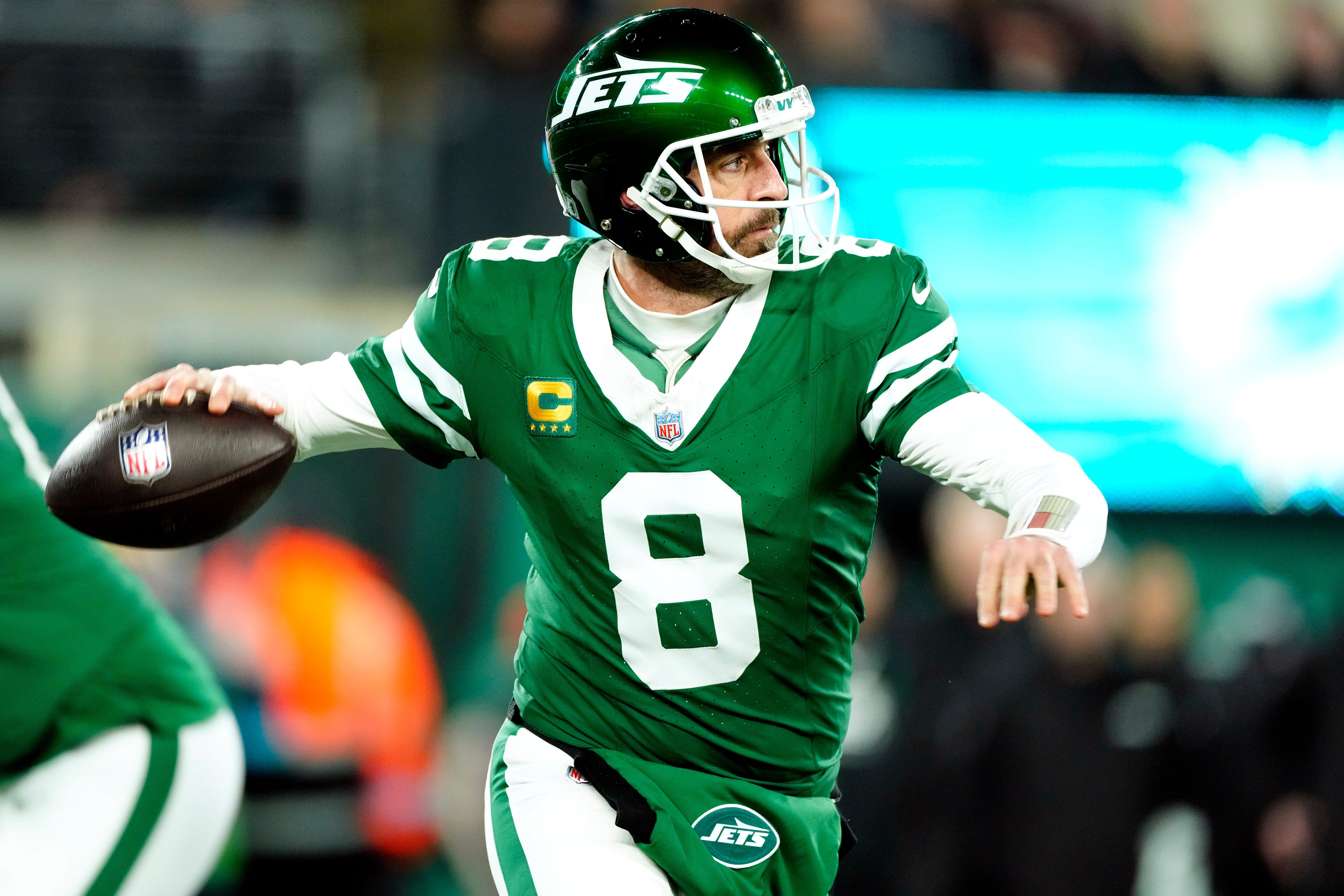 Former New York Jets QB Aaron Rodgers - Source: Imagn