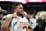 Texas QB Quinn Ewers has been invited to the 2025 NFL Scouting Combine - Source: Imagn