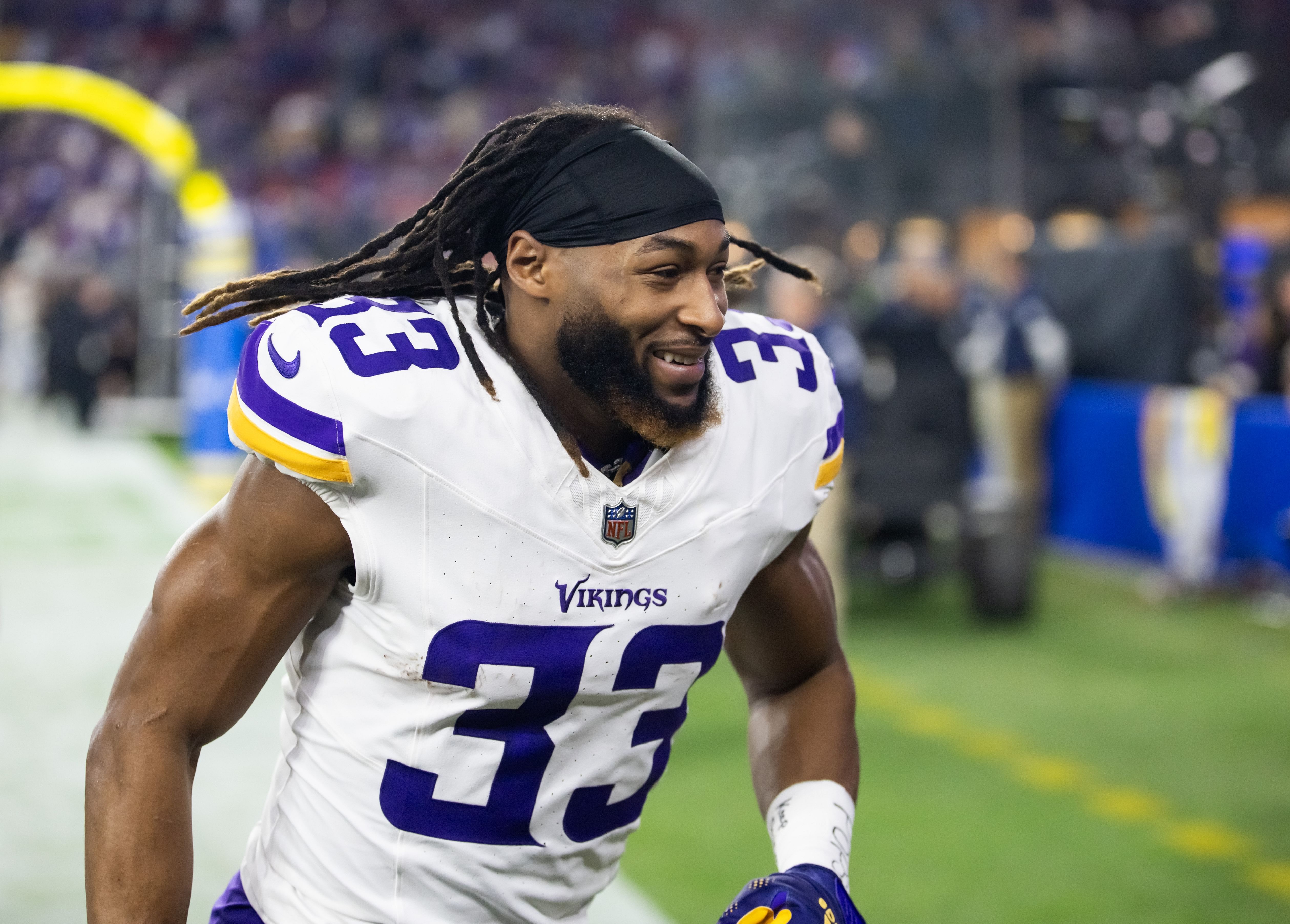 Minnesota Vikings running back Aaron Jones Sr. - Source: Imagn