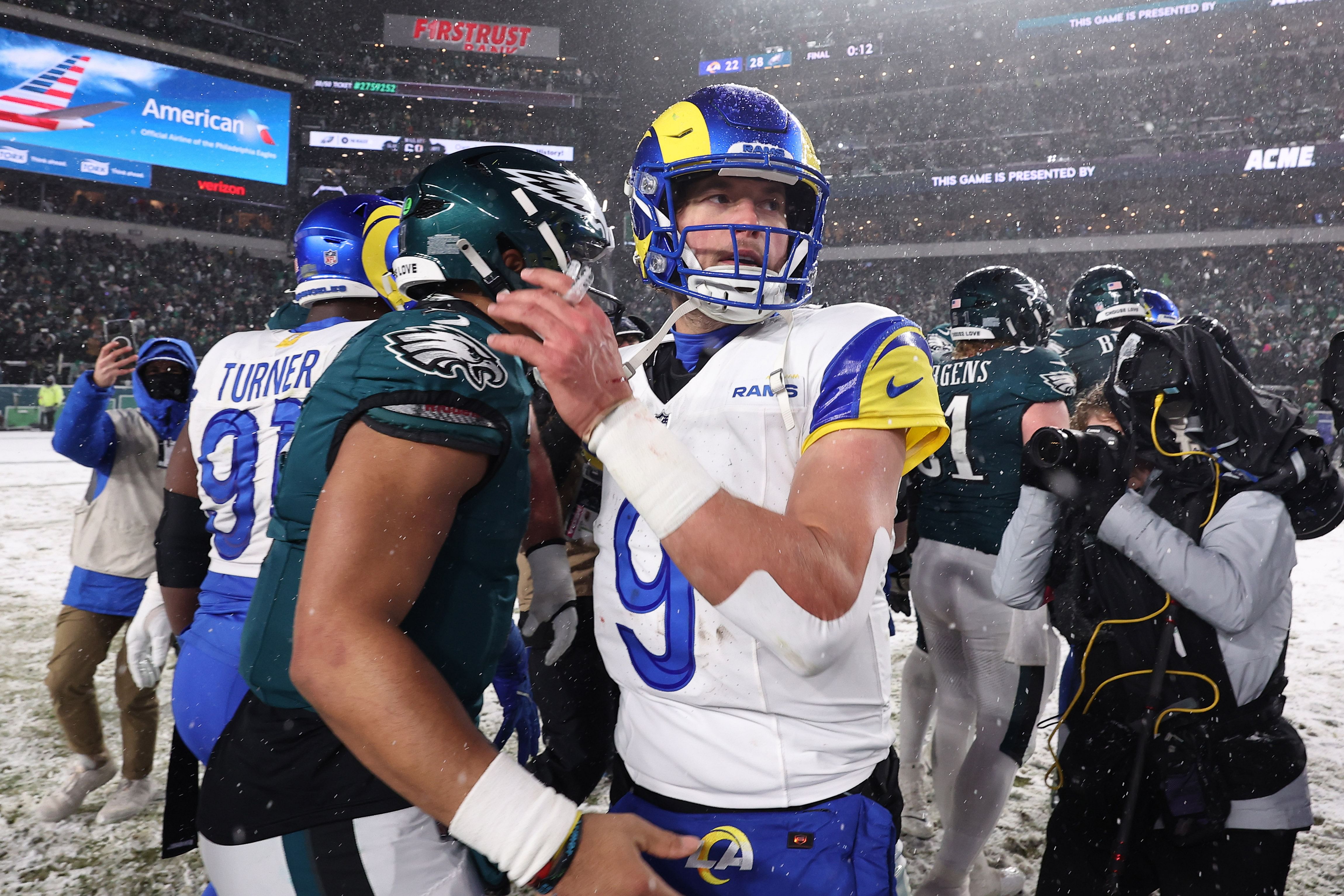 Matthew Stafford at NFC Divisional Round-Los Angeles Rams at Philadelphia Eagles - Source: Imagn