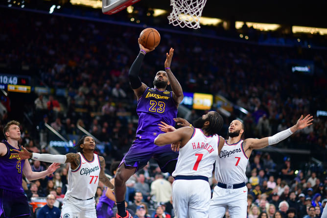LA Lakers vs LA Clippers Predicted Starting Lineups and Depth Chart for Feb. 4 | 2024-25 NBA season