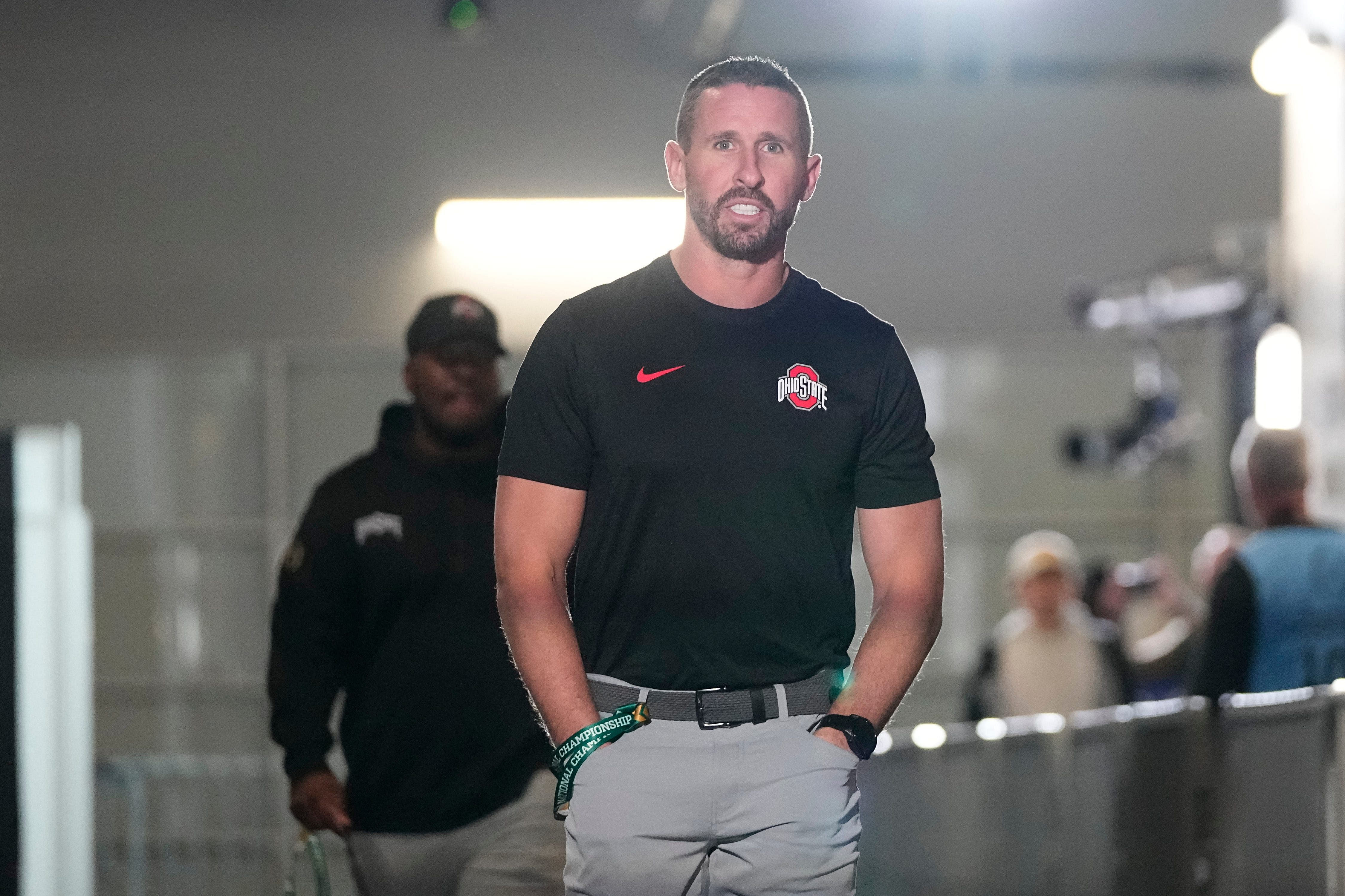 Ohio State Buckeyes co-offensive coordinator Brian Hartline - Source: Imagn