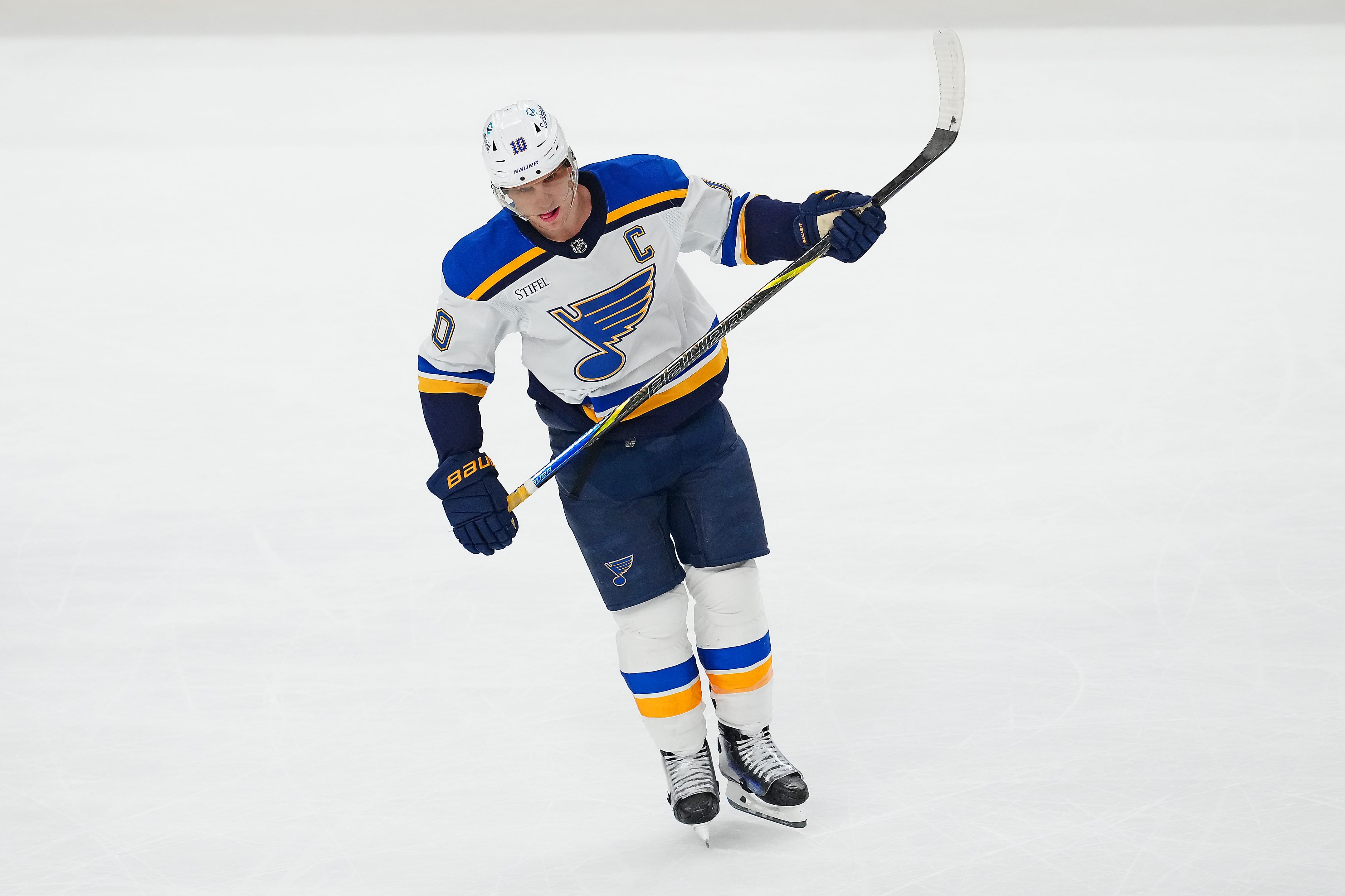 Brayden Schenn is the Blues captain- Source: Imagn