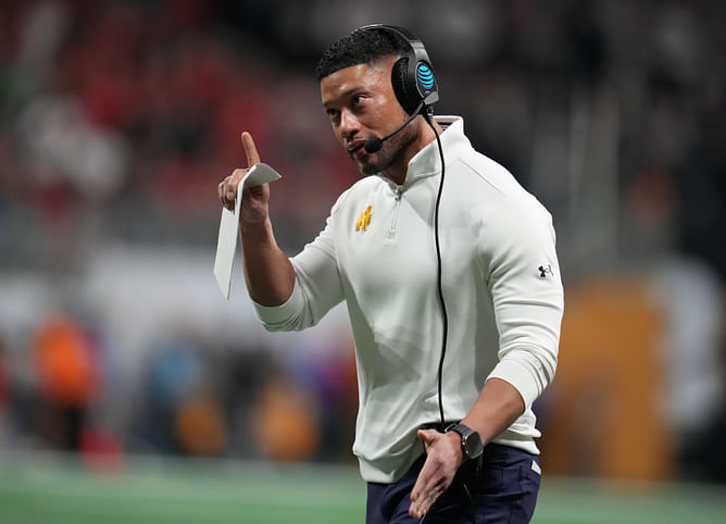 Marcus Freeman's Notre Dame set to hire key Auburn key executive: Report