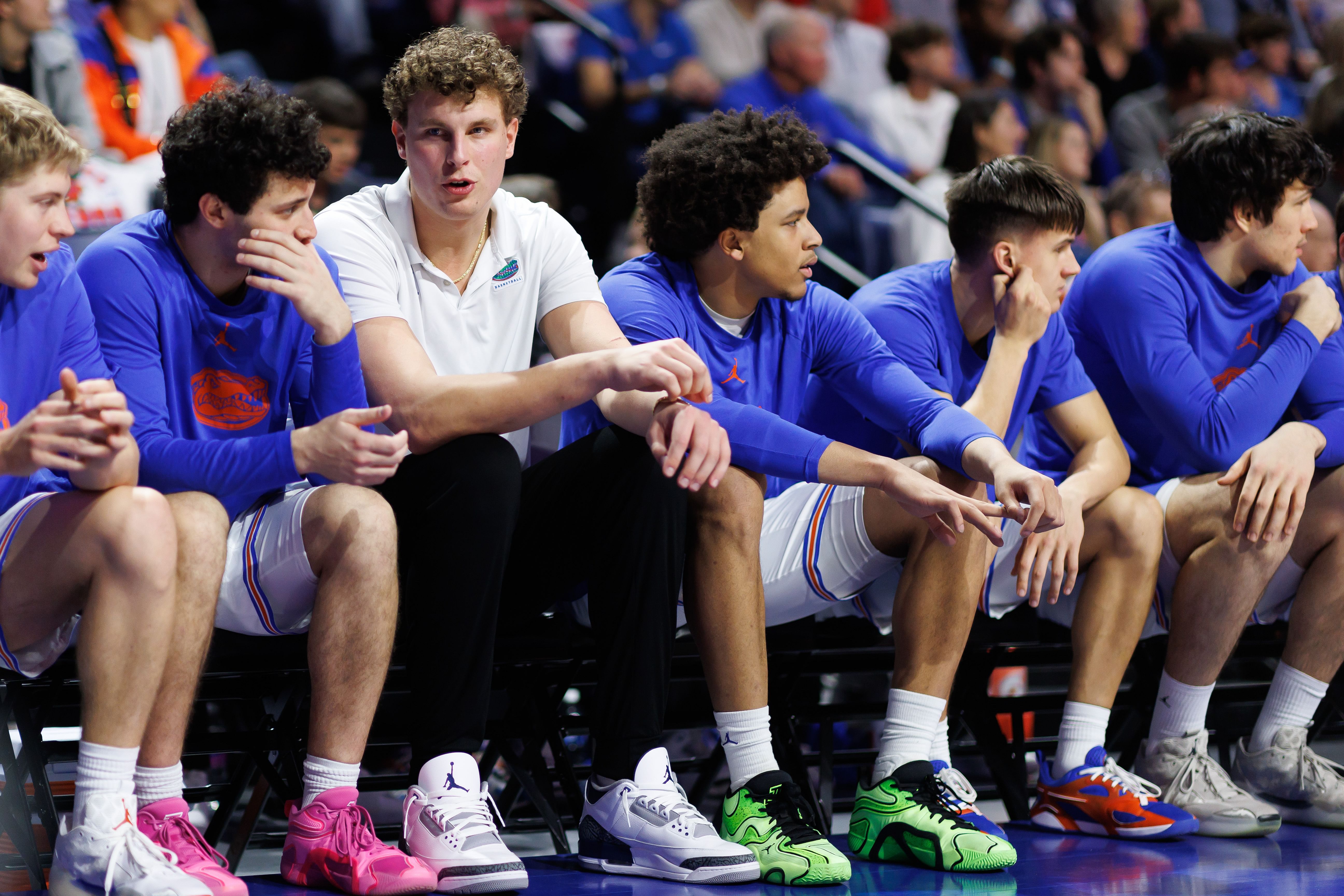 Micah Handlogten (in white shirt) hasn&#039;t played since March 2024 when he broke his leg in a game. (Photo Credit: IMAGN)