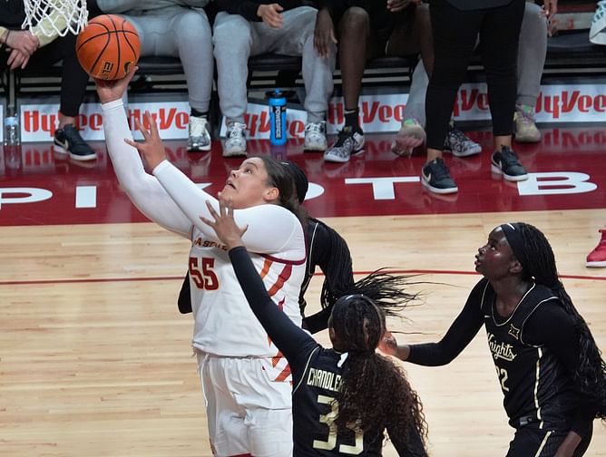 Iowa State's Audi Crooks become one of the top 10 centers nominated for the 2025 Lisa Leslie Award