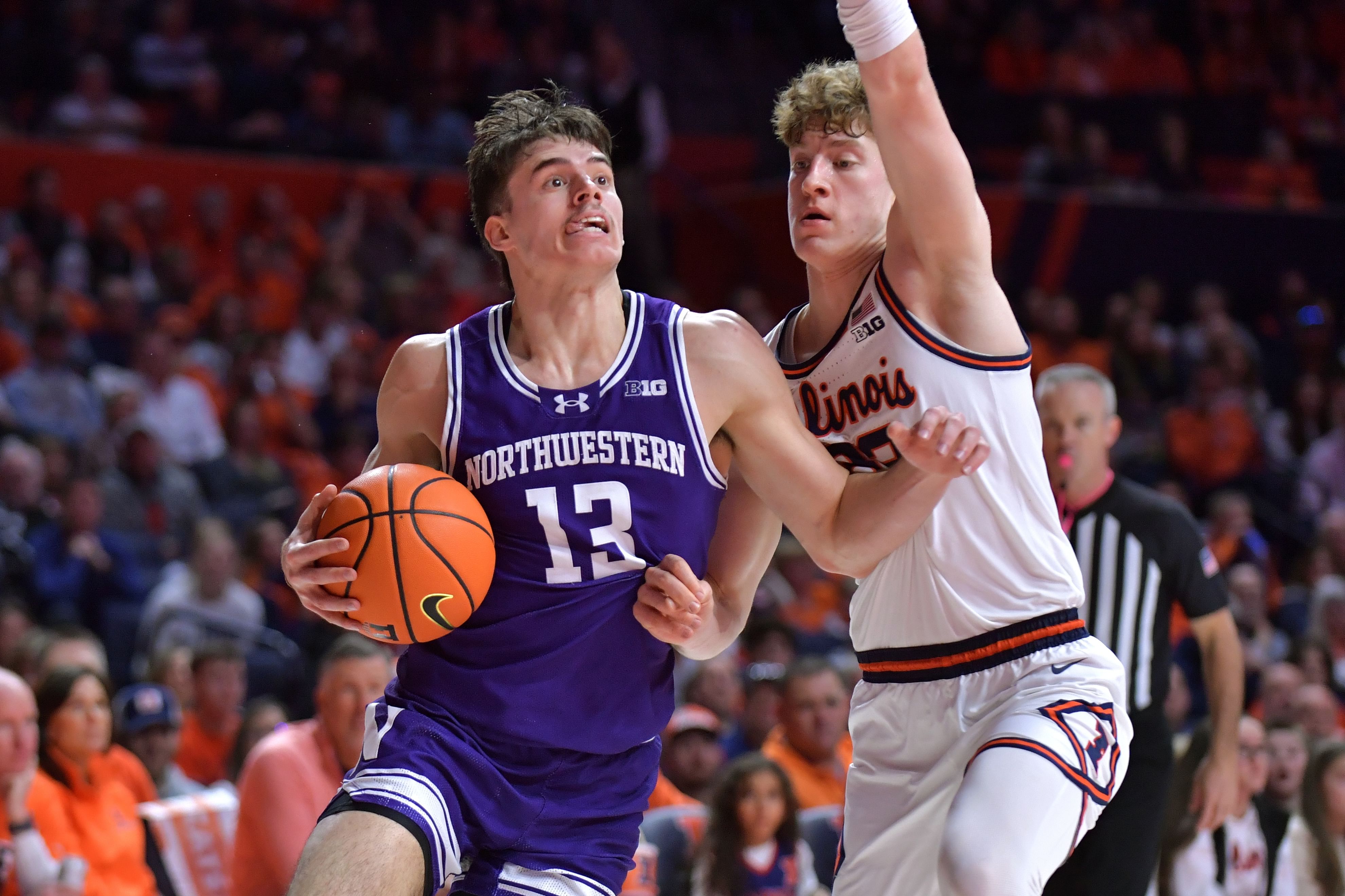 NCAA Basketball: Northwestern at Illinois - Source: Imagn